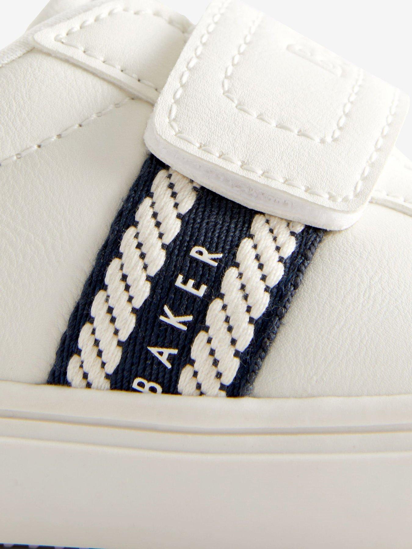 Image 6 of 6 of Ted Baker Younger Boys Tape Trainer - White