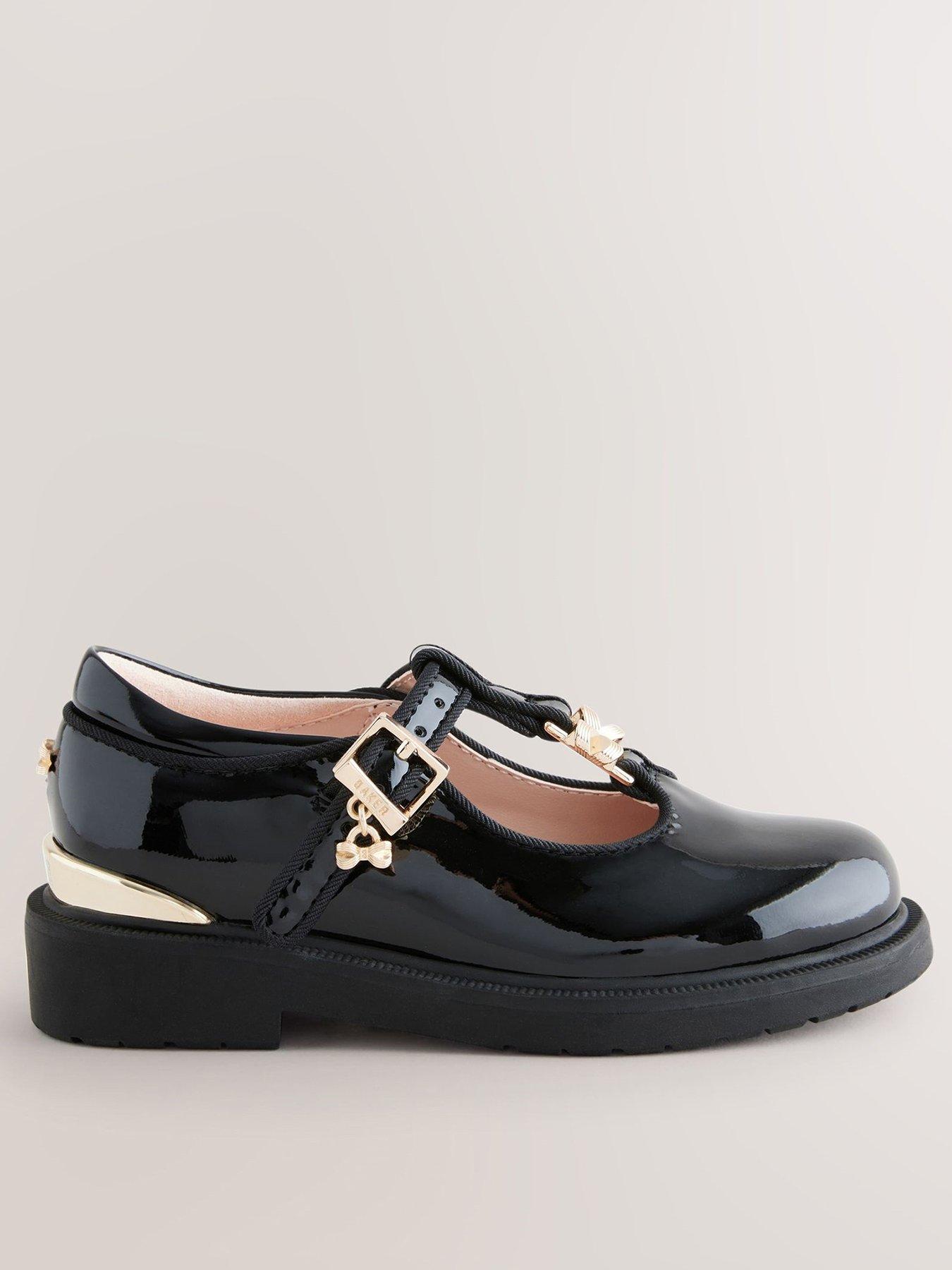 undefined Girls Bow Detail Shoes - Black