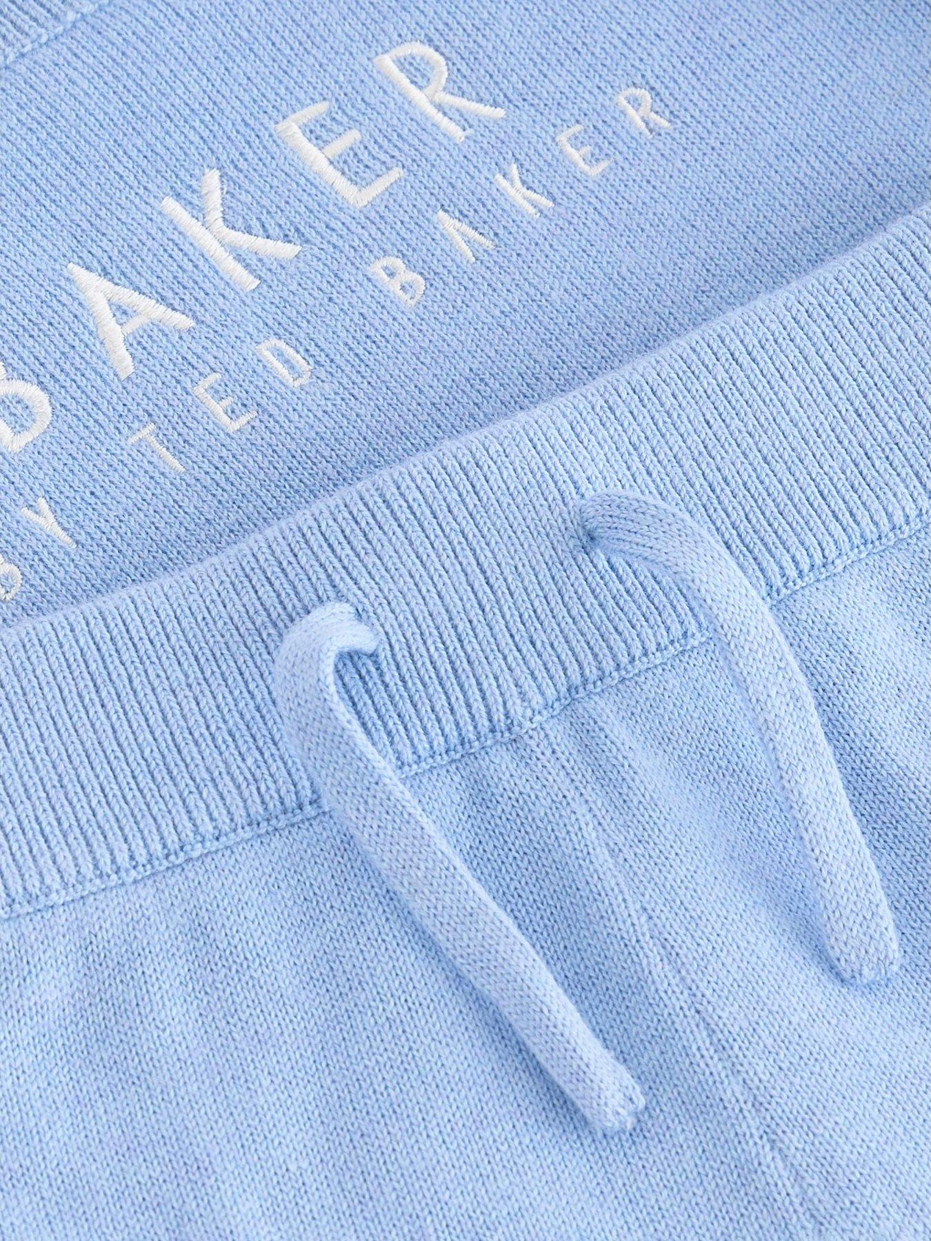 Image 7 of 7 of Ted Baker Baby Boys Knitted Top &amp; Jogger Set - Blue