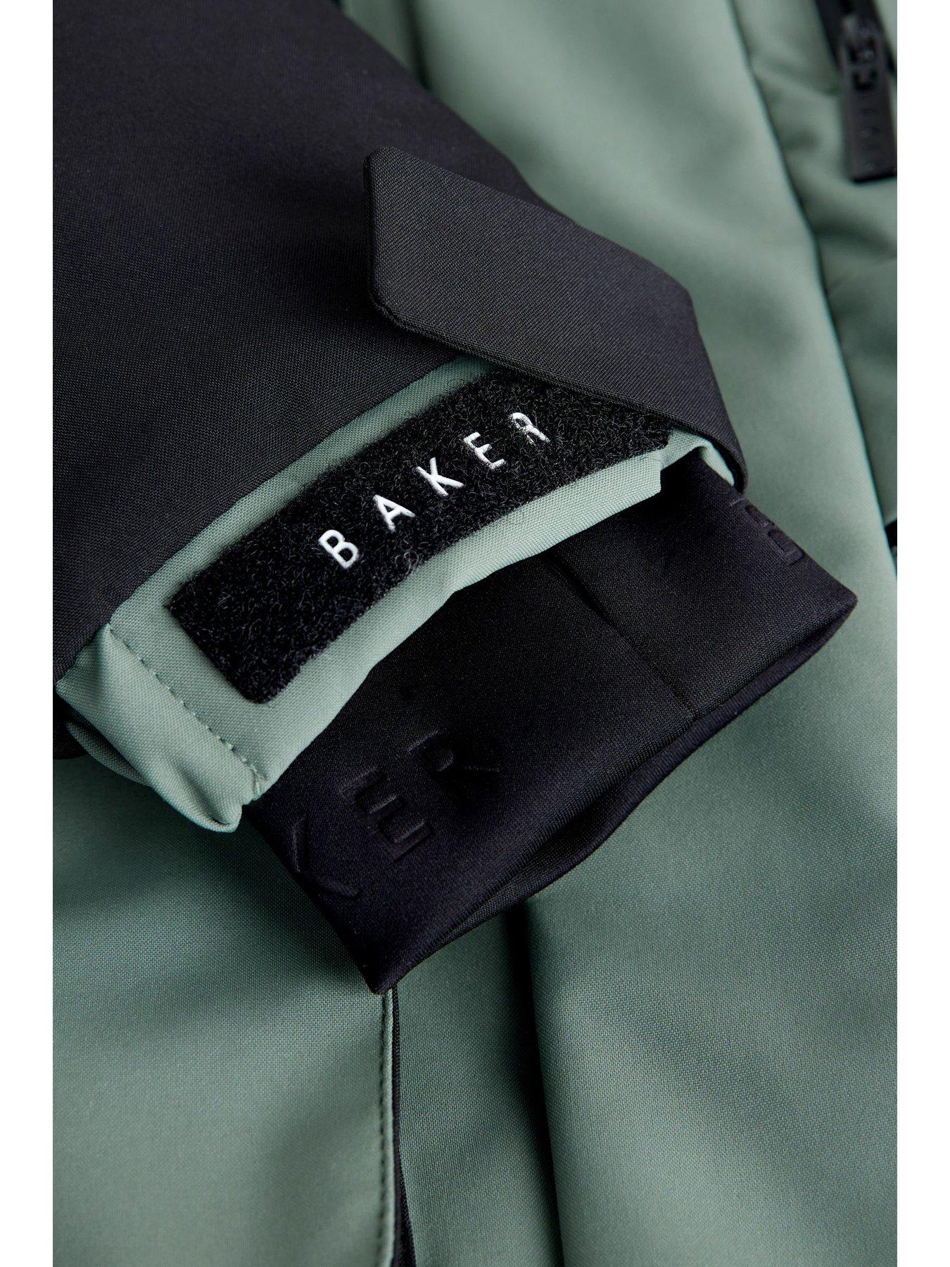 Image 4 of 5 of Ted Baker Younger Boys Colourblock Coat - Green