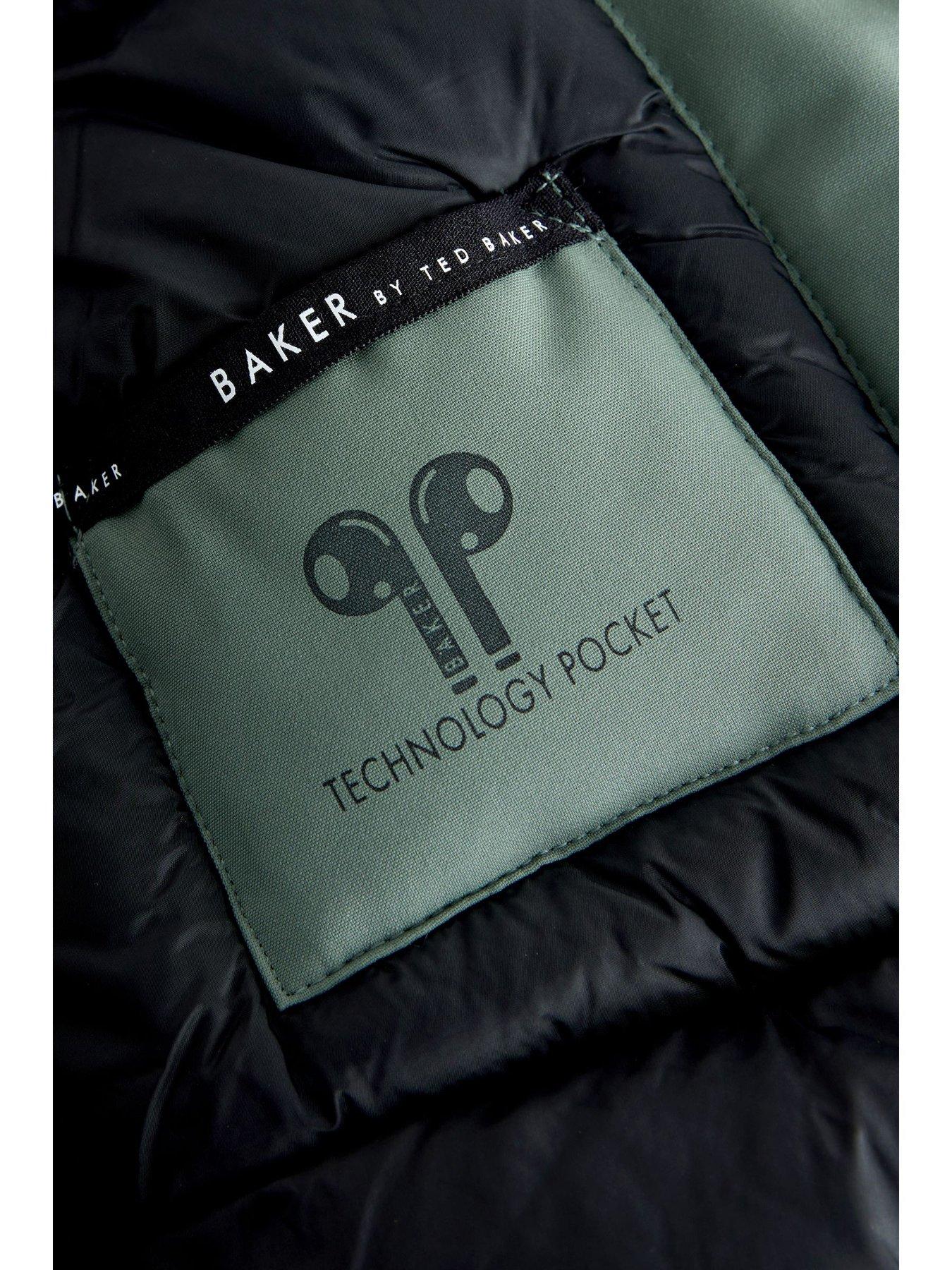Image 5 of 5 of Ted Baker Younger Boys Colourblock Coat - Green