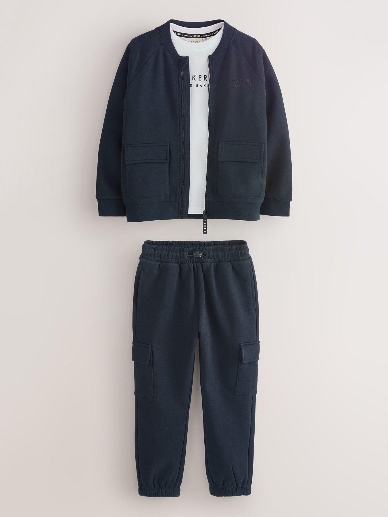 Ted Baker Younger Boys Bomber Set - Navy