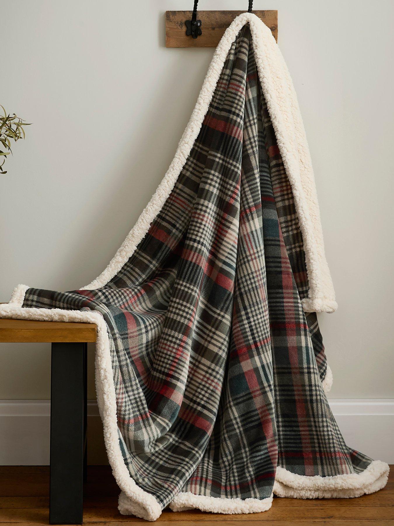 undefined Bennet Check -sherpa Reverse 150 X 200cm Throw