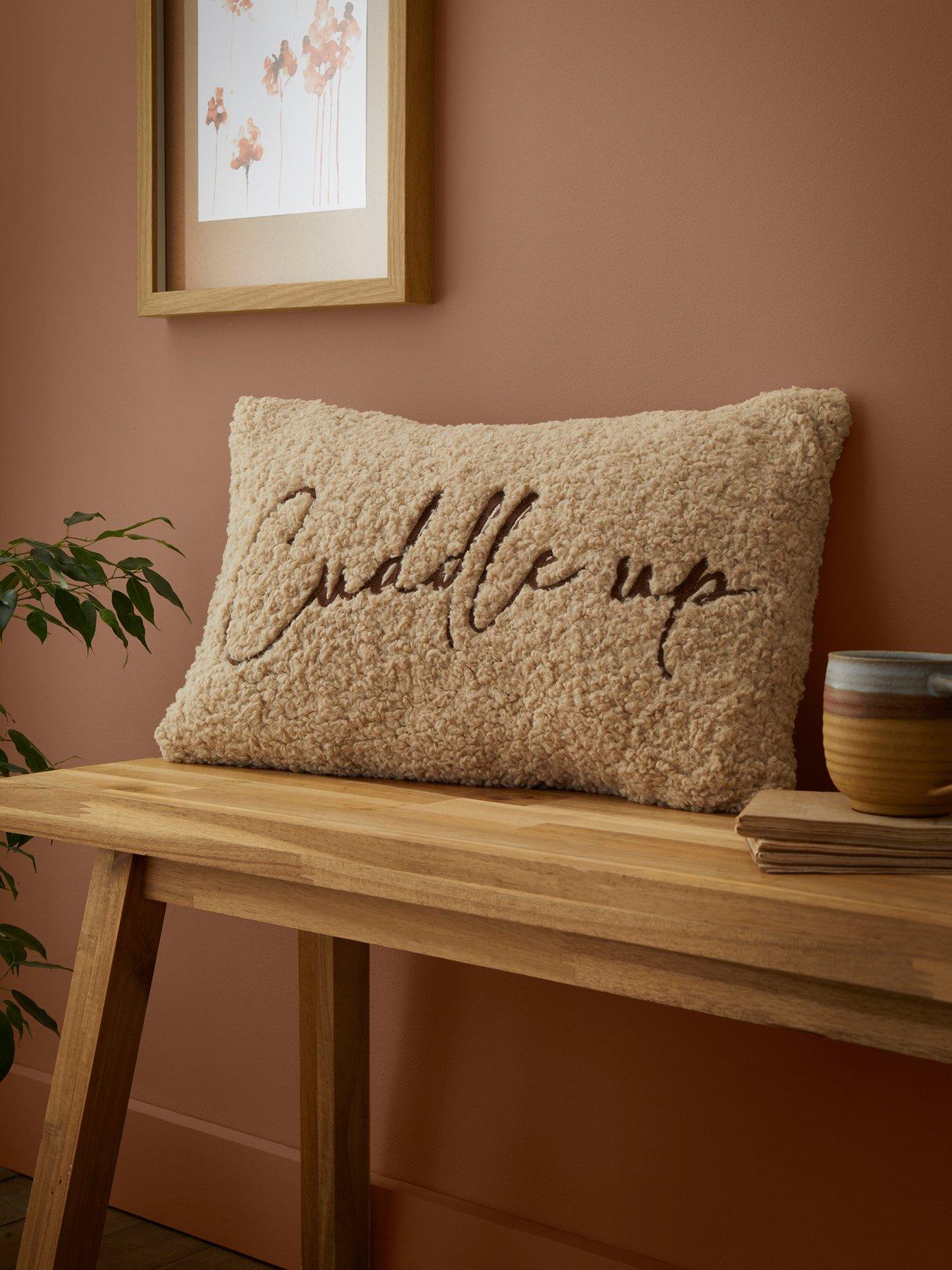 undefined Cuddle Up Cushion -textured 30 X 50cm Filled Cushion