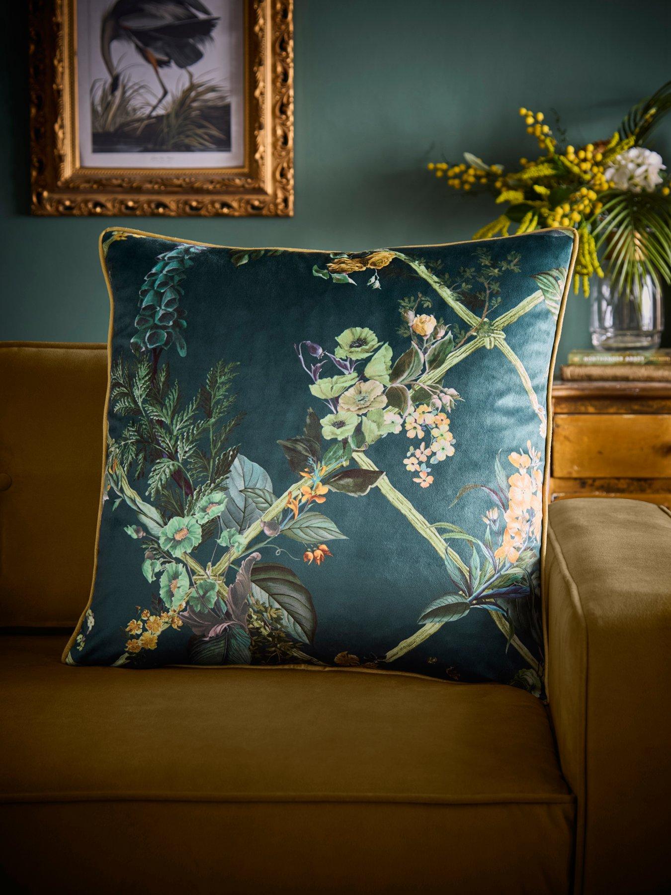 laurence-llewelyn-bowen-cotswold-fantasia-dawn-velvet-filled-cushion
