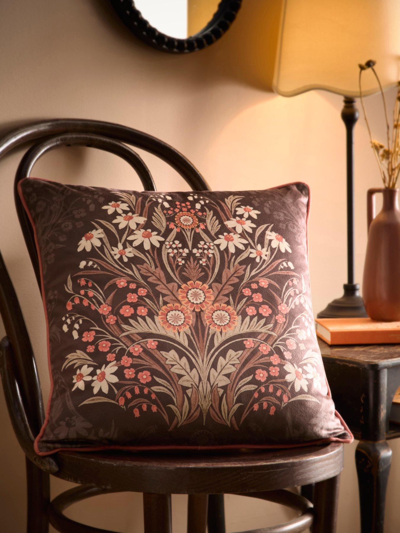 undefined Audrey Velvet Filled Cushion