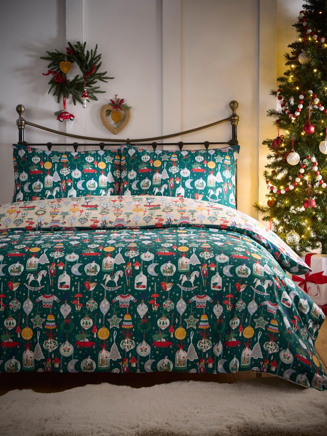 fusion-christmas-ornaments-festive-double-duvet-cover-set
