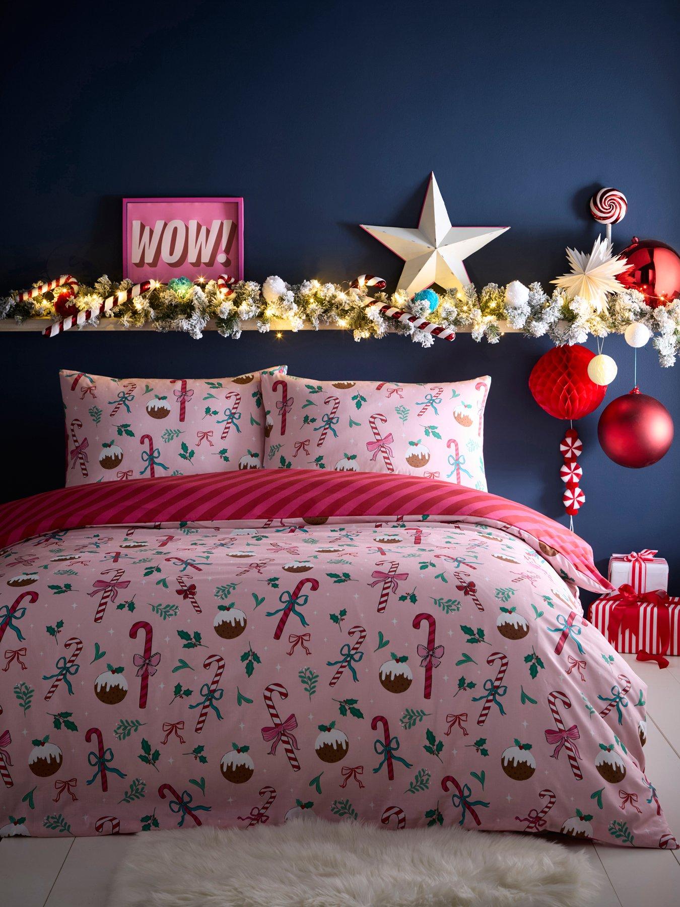 undefined Festive Fancy Festive Christmas Duvet Cover Set