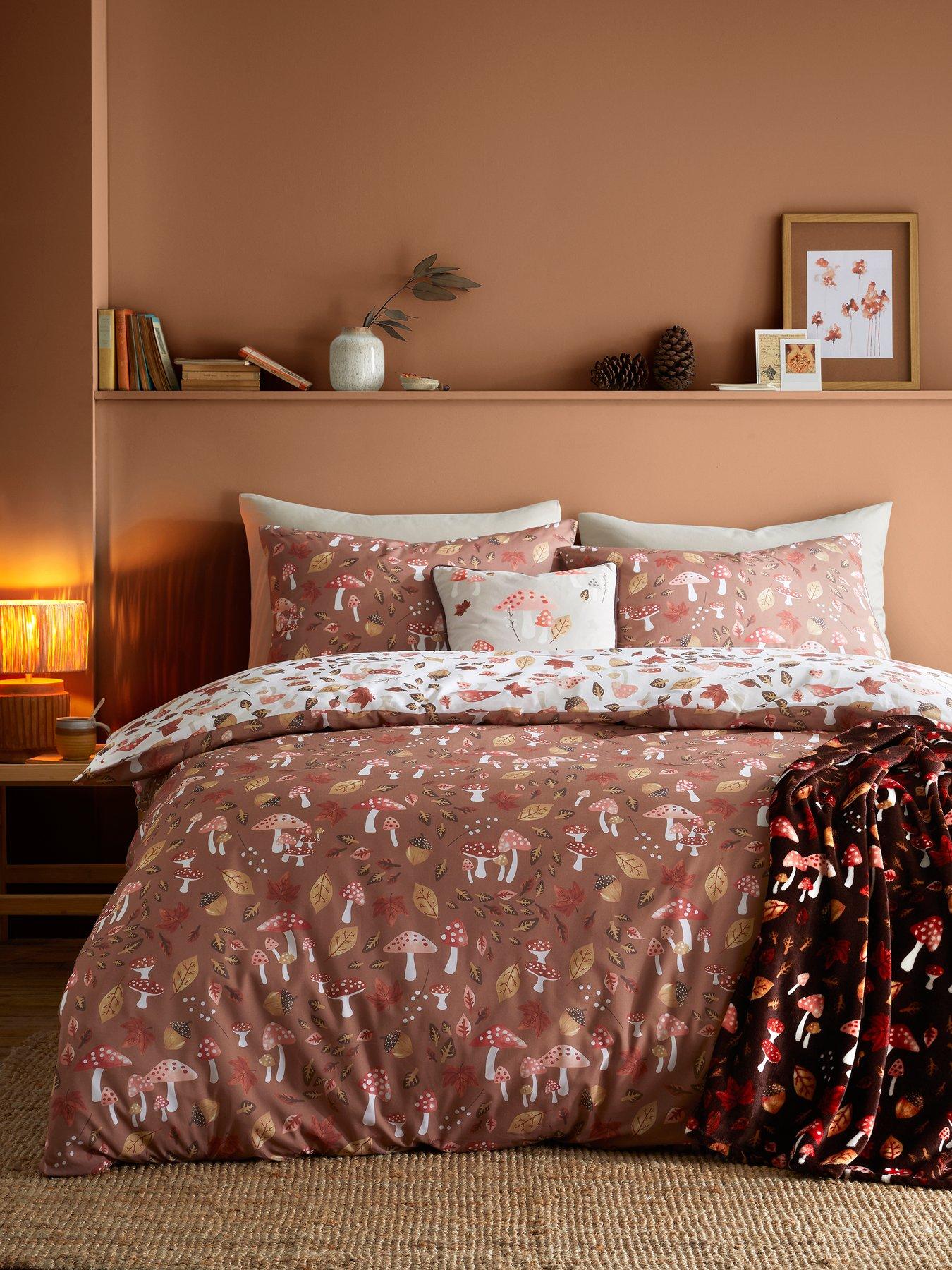  image of fusion-woodland-dreams--reversible-king-duvet-cover-set