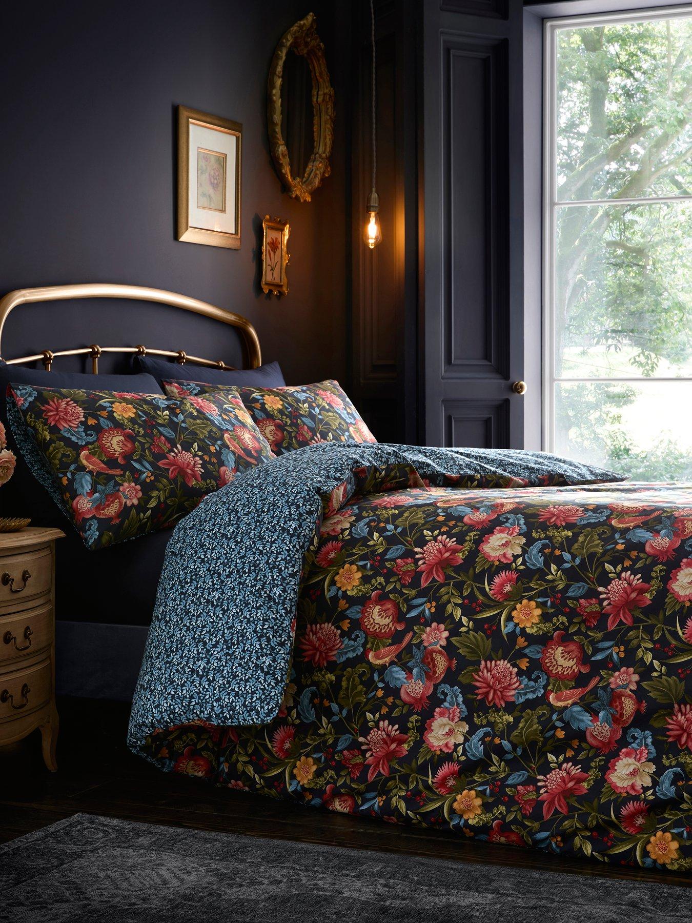 undefined Bejewelled -100% Cotton Single Duvet Cover Set