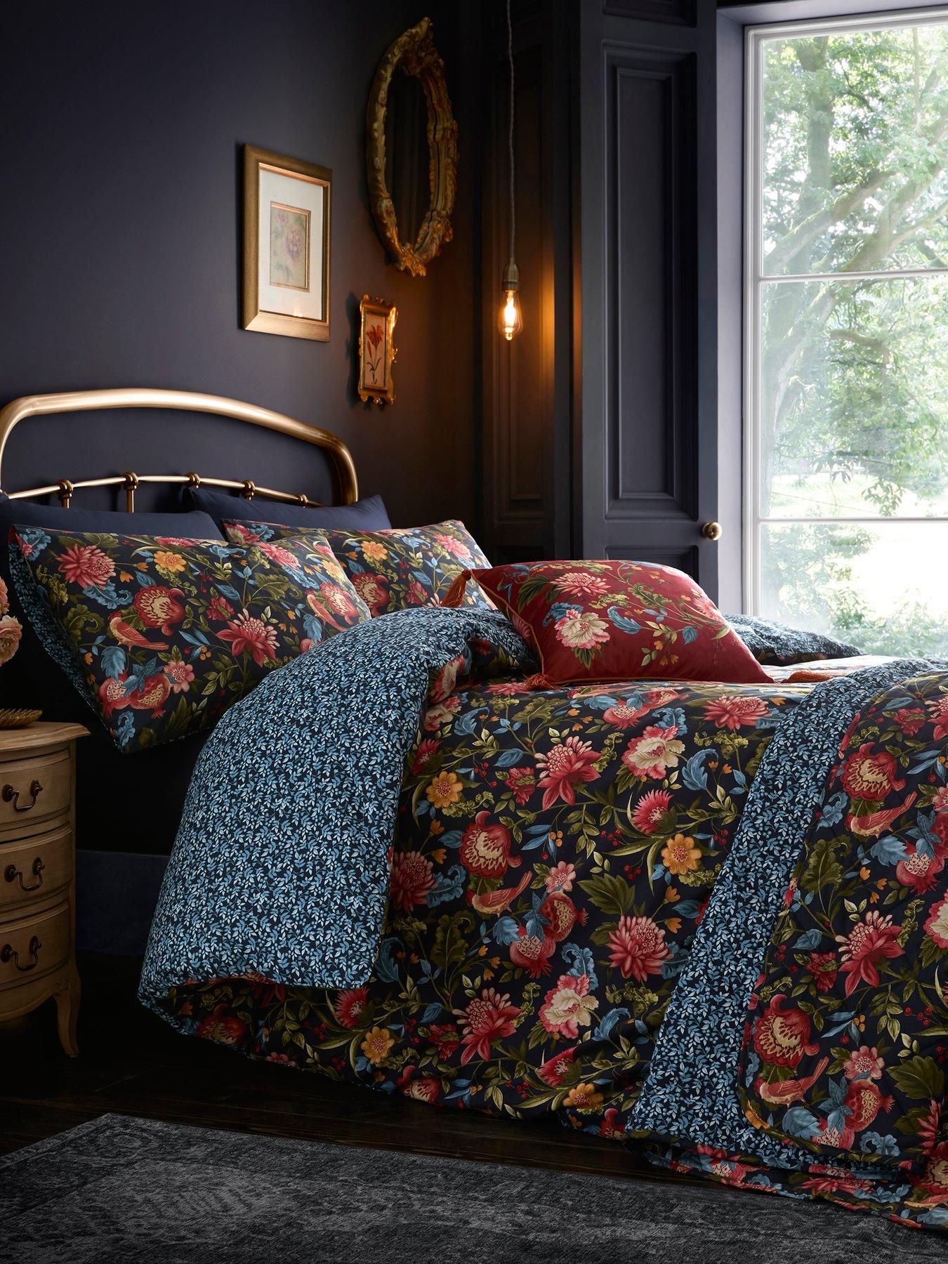  image of dreams-drapes-bejewelled-100-cotton-duvet-cover-set
