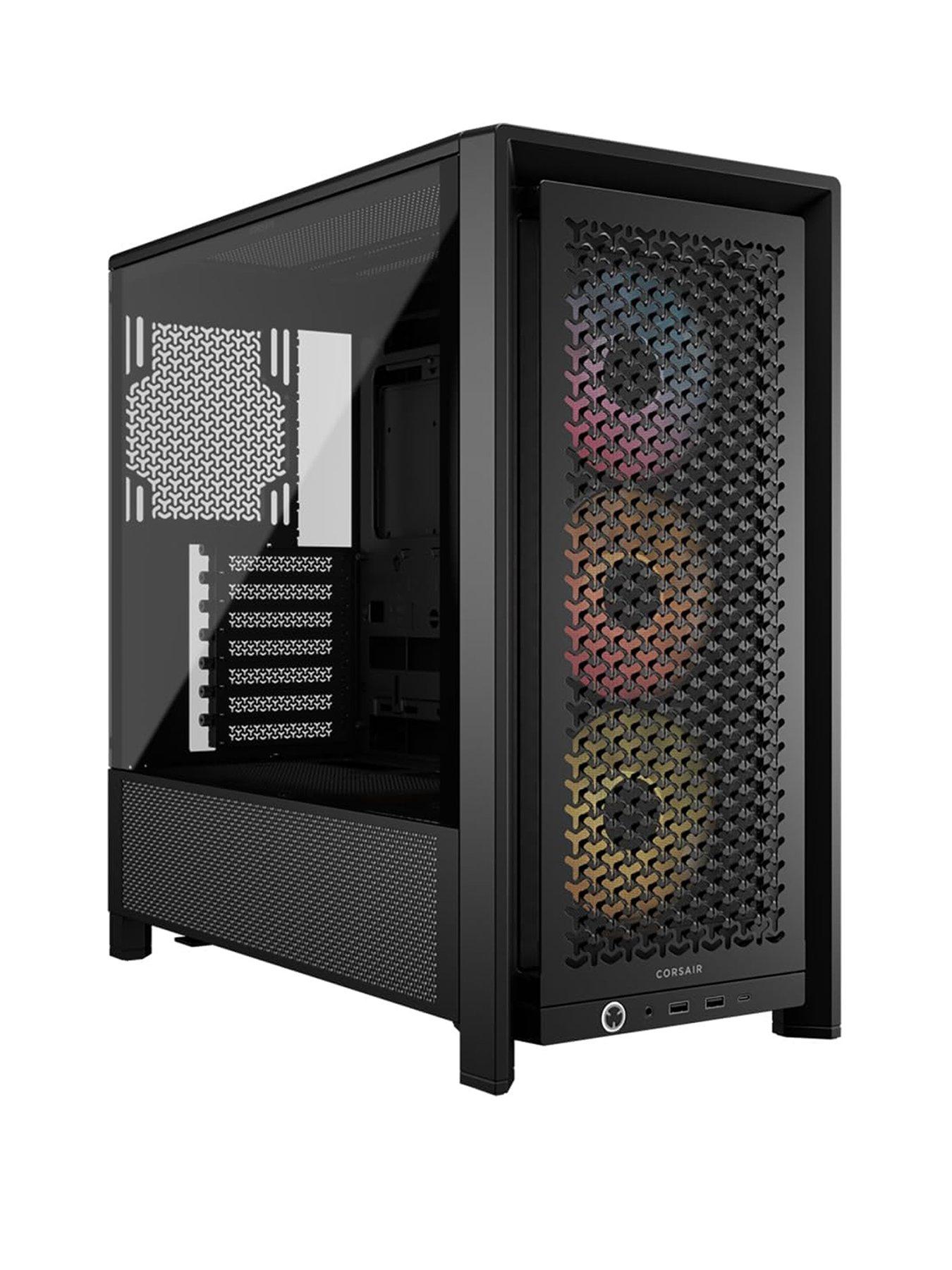 Image 1 of 6 of CORSAIR FRAME 4000D RS ARGB Mid-Tower - Black