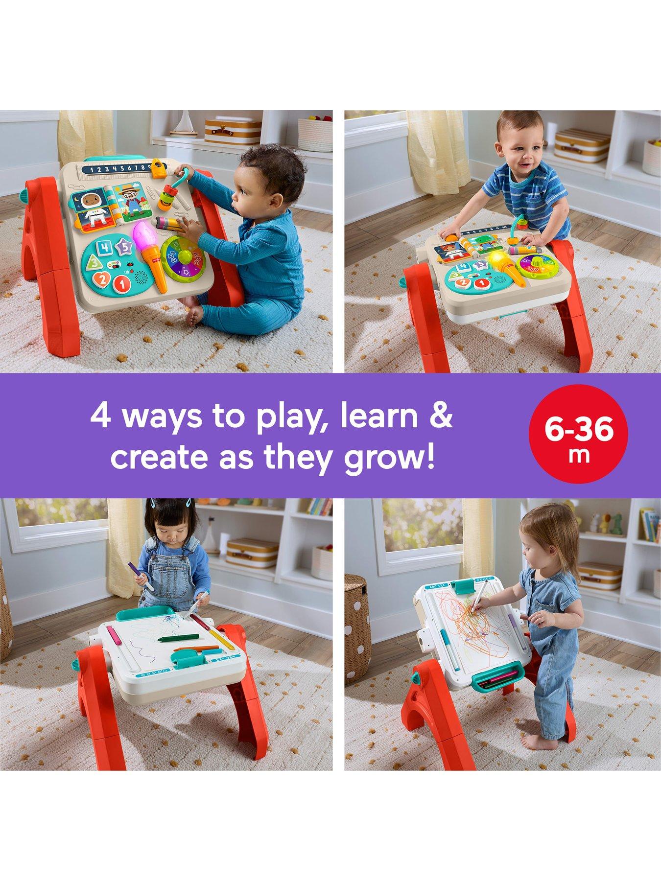 Image 2 of 7 of Fisher-Price 4-in-1 Table To Easel