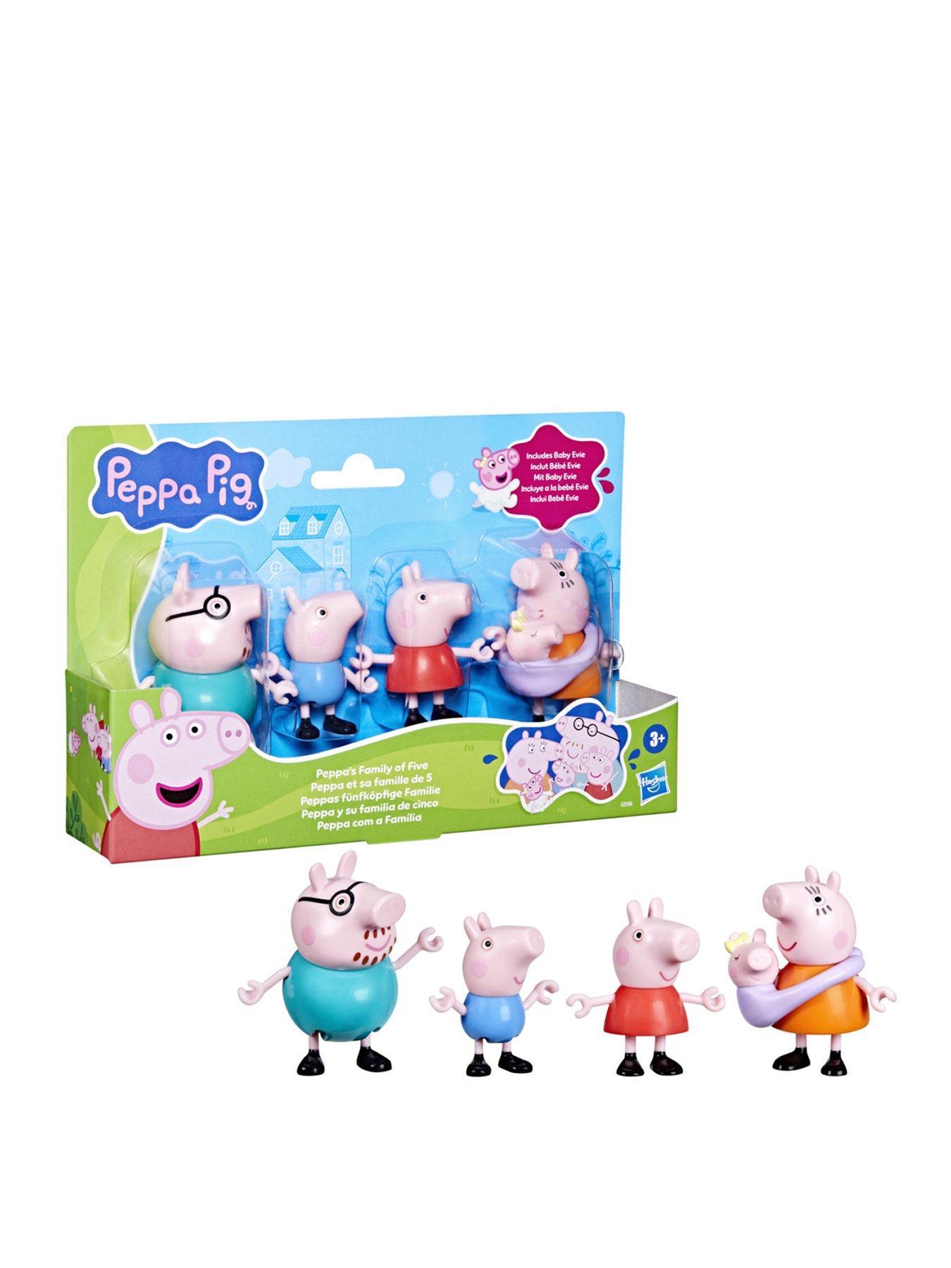 Image 1 of 7 of Peppa Pig Family of Five Figure Pack