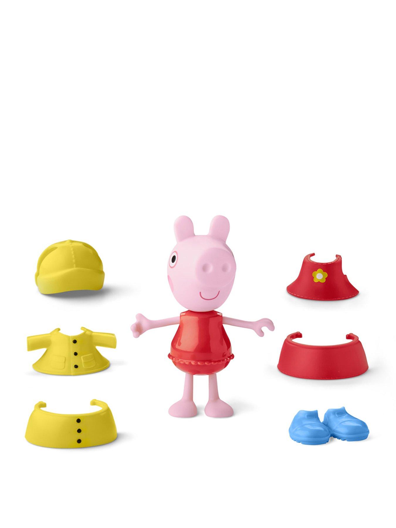 Peppa Pig Rainy Day Dress-Up Figure with 6 Accessories