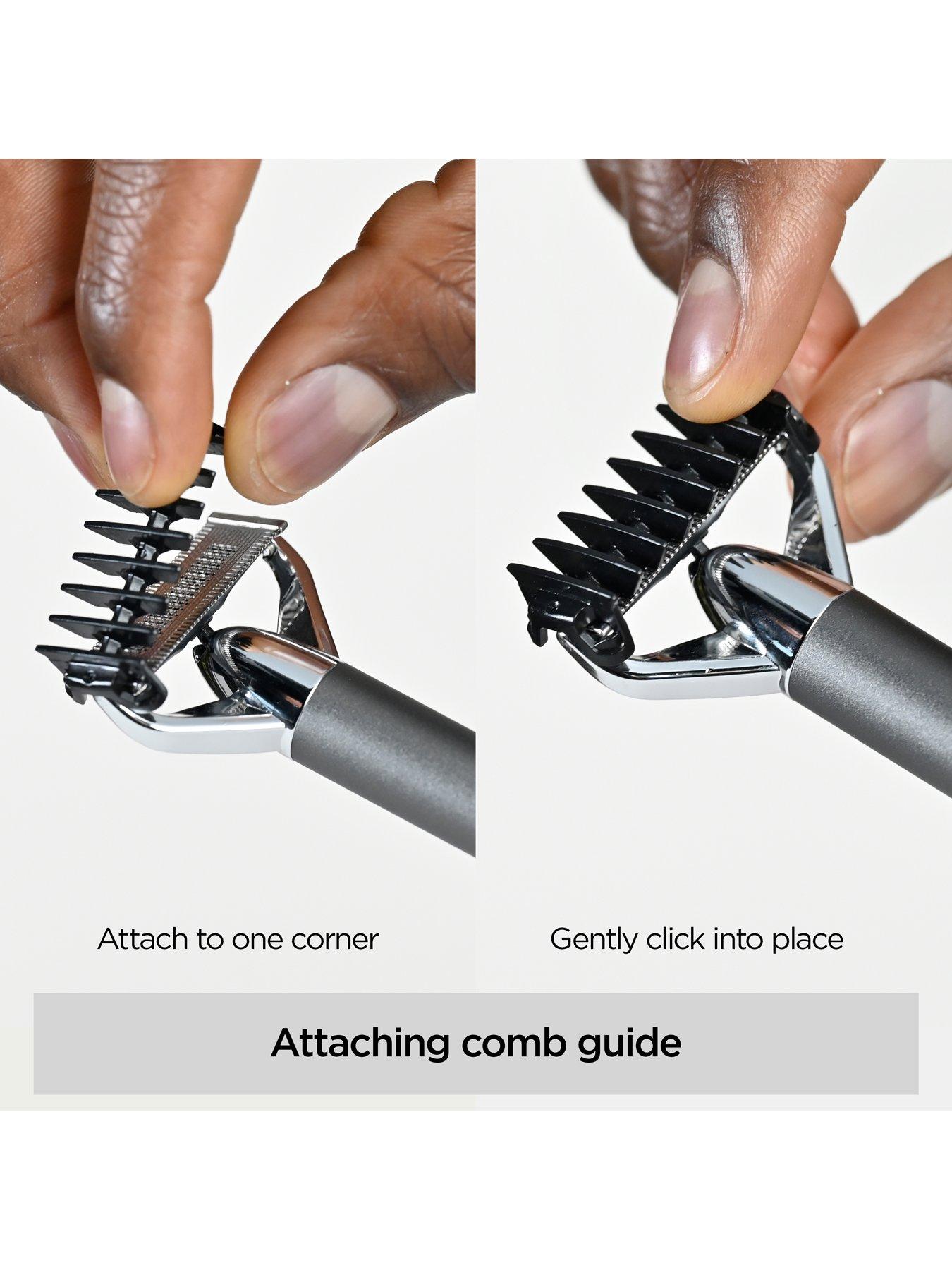 Image 5 of 8 of BaByliss Super-X Metal Series X-Blade Beard &amp; Stubble Trimmer (Silver)