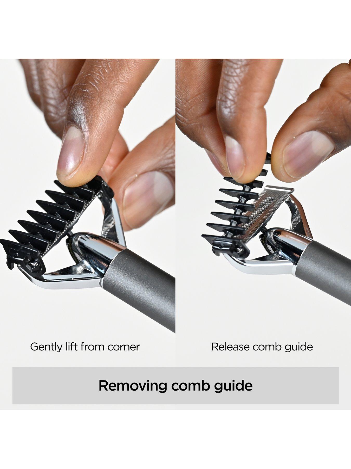 Image 6 of 8 of BaByliss Super-X Metal Series X-Blade Beard &amp; Stubble Trimmer (Silver)