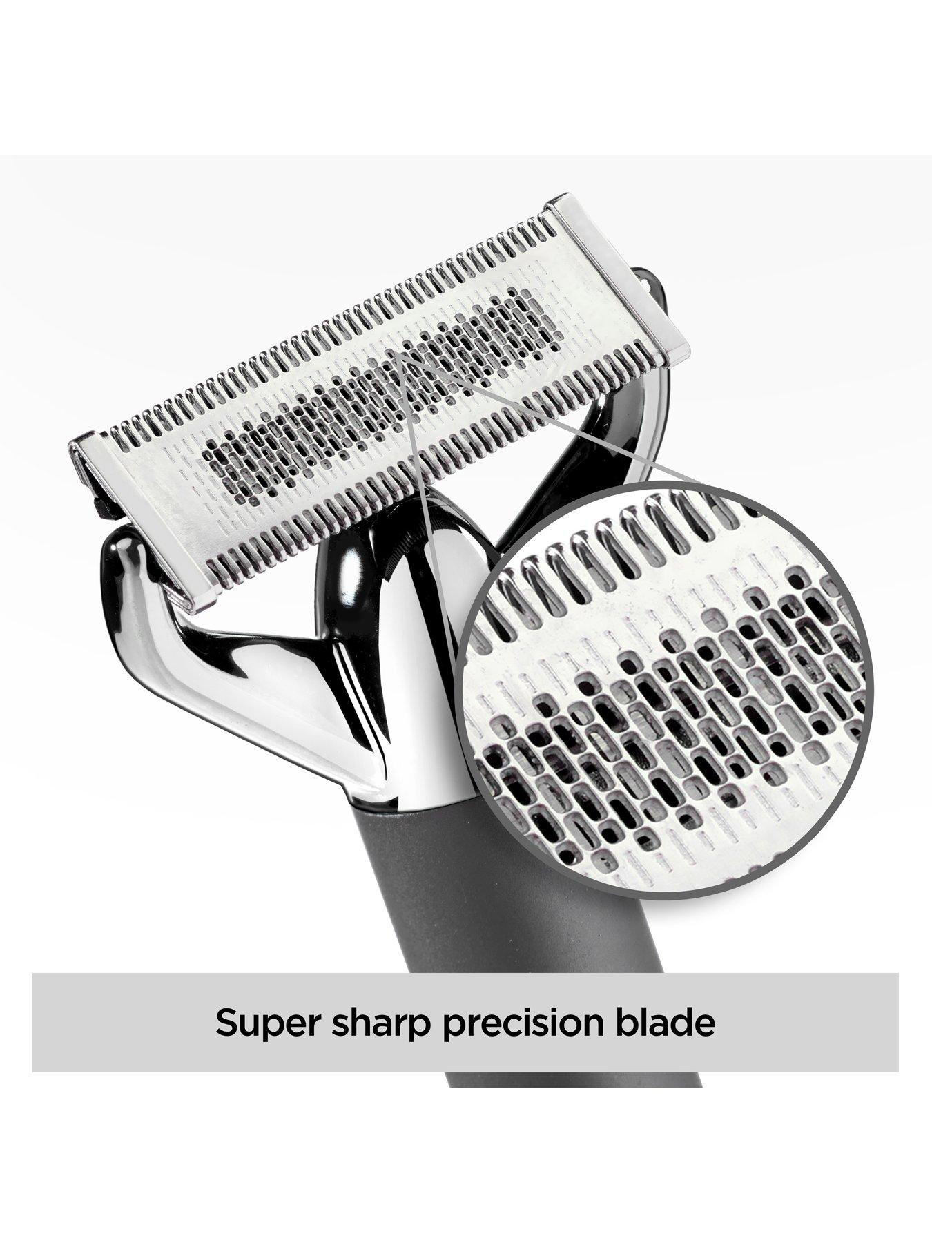 Image 7 of 8 of BaByliss Super-X Metal Series X-Blade Beard &amp; Stubble Trimmer (Silver)