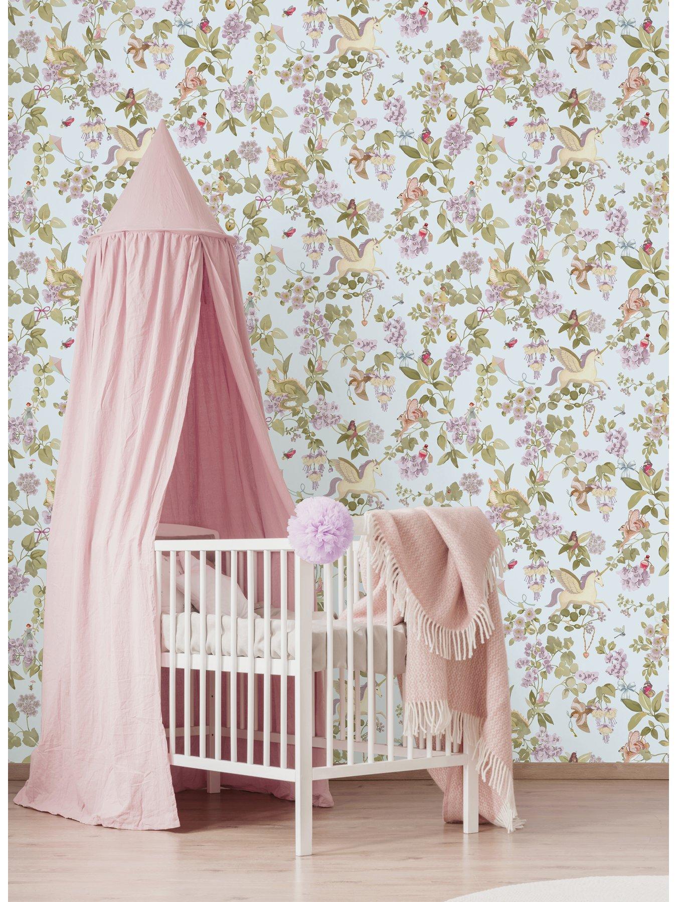 Image 1 of 5 of Holden Decor Away With The Fairies Wallpaper - Sky Blue