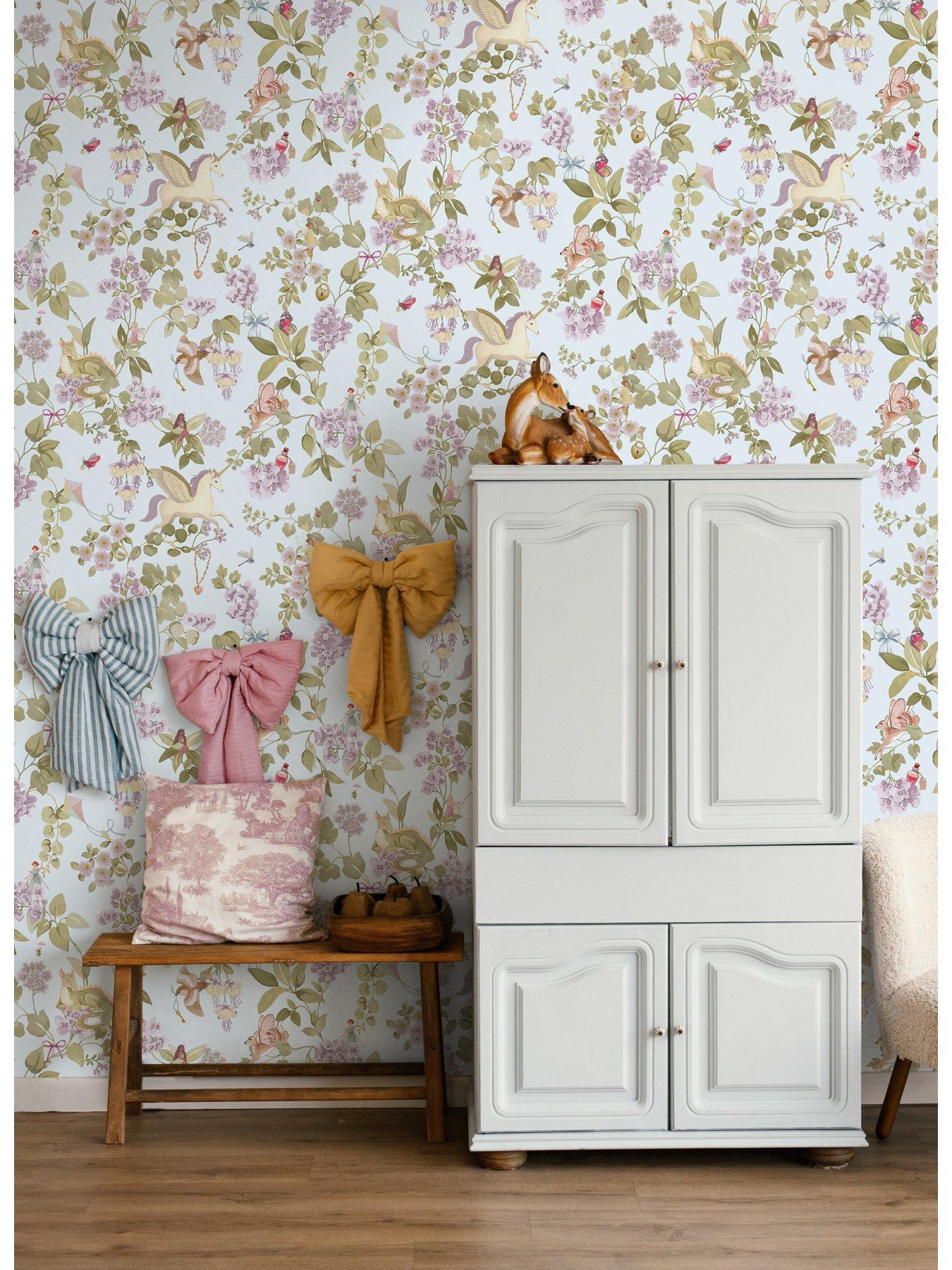 Image 3 of 5 of Holden Decor Away With The Fairies Wallpaper - Sky Blue