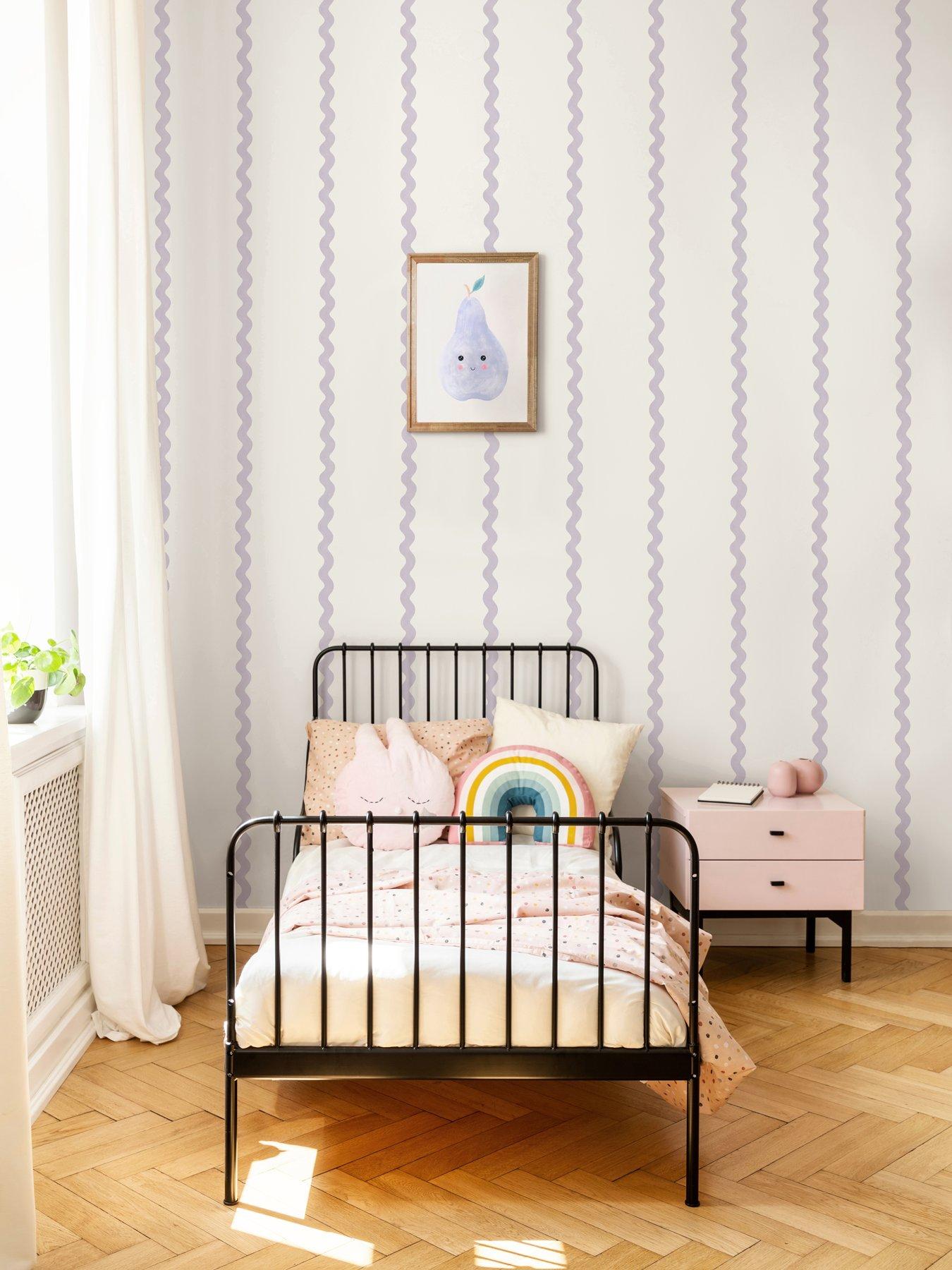 undefined Do The Wiggle Stripe Wallpaper - Lilac