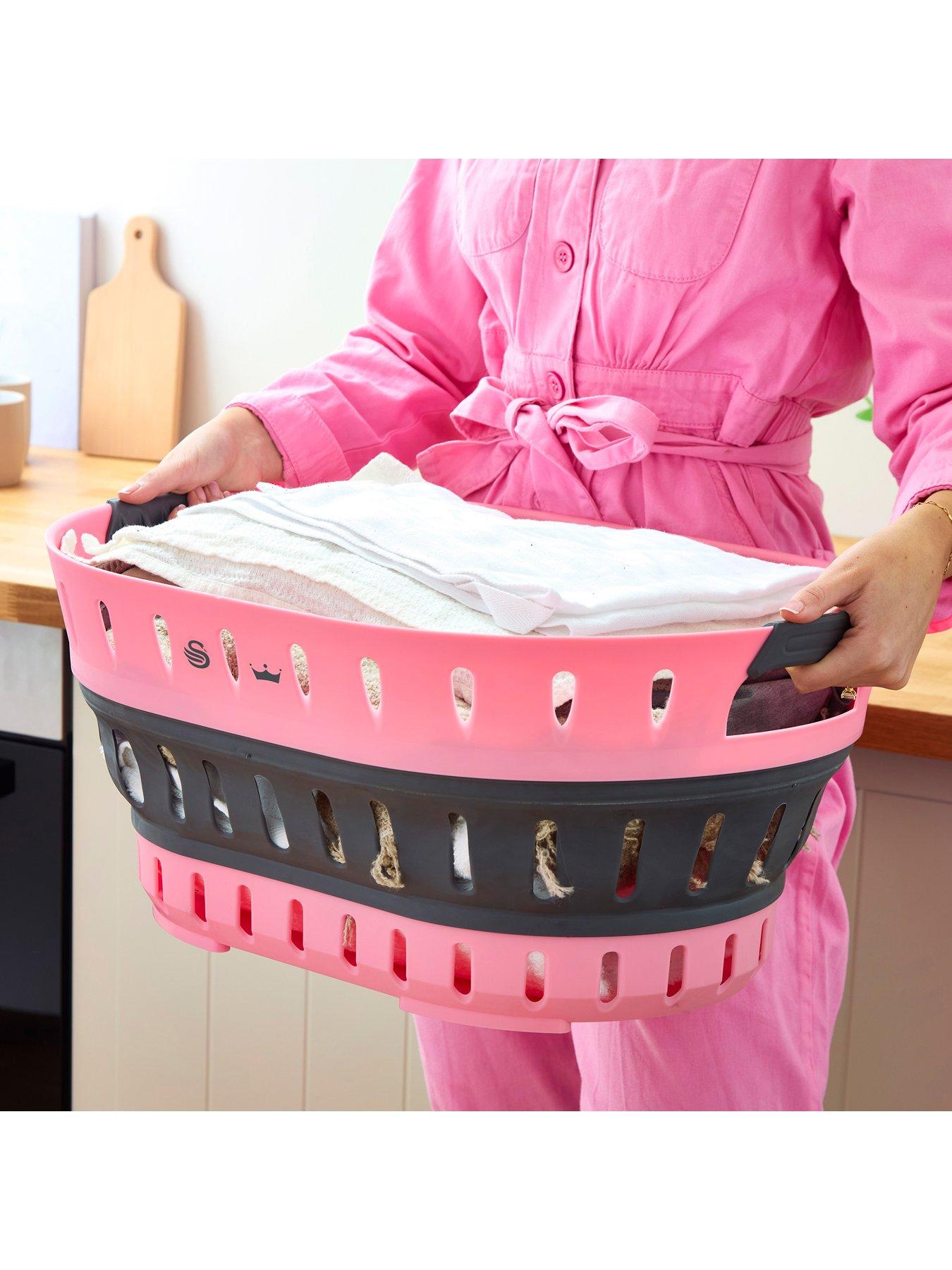 Swan Lynsey Queen of Clean Collapsible Laundry Basket
