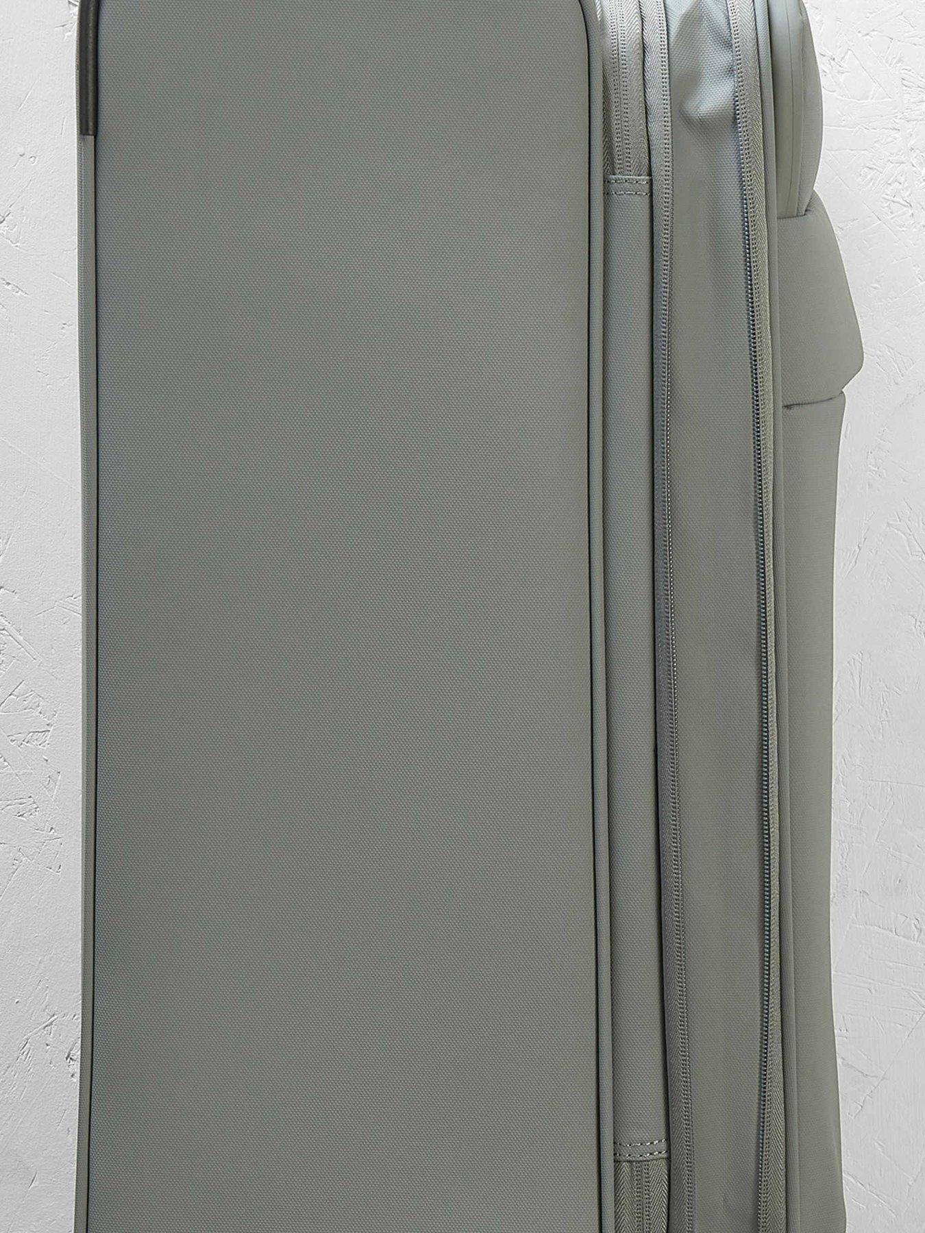 Image 4 of 6 of Rock Luggage Harper Grey 3 Piece Suitcase Set