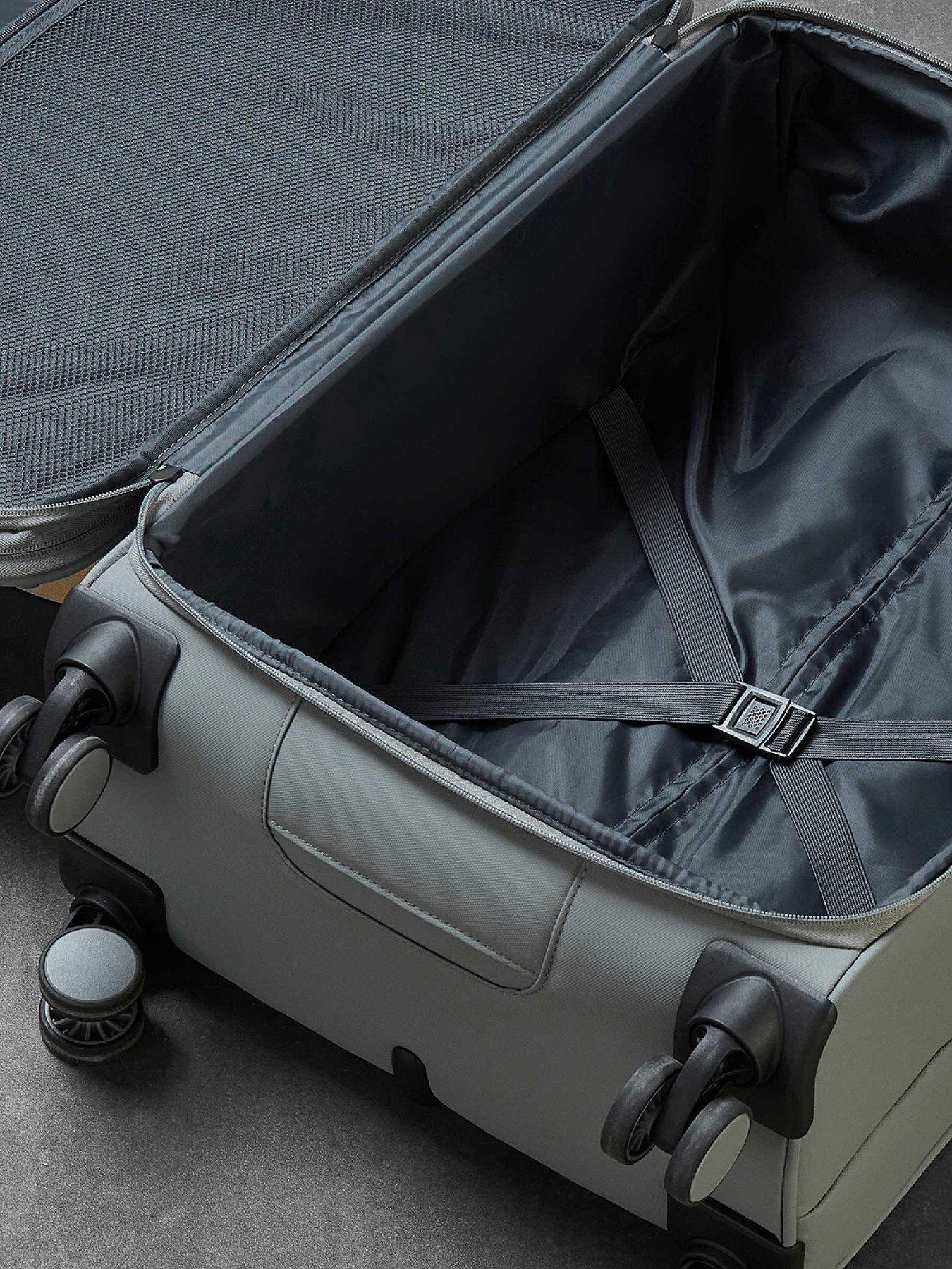 Image 5 of 6 of Rock Luggage Harper Grey 3 Piece Suitcase Set