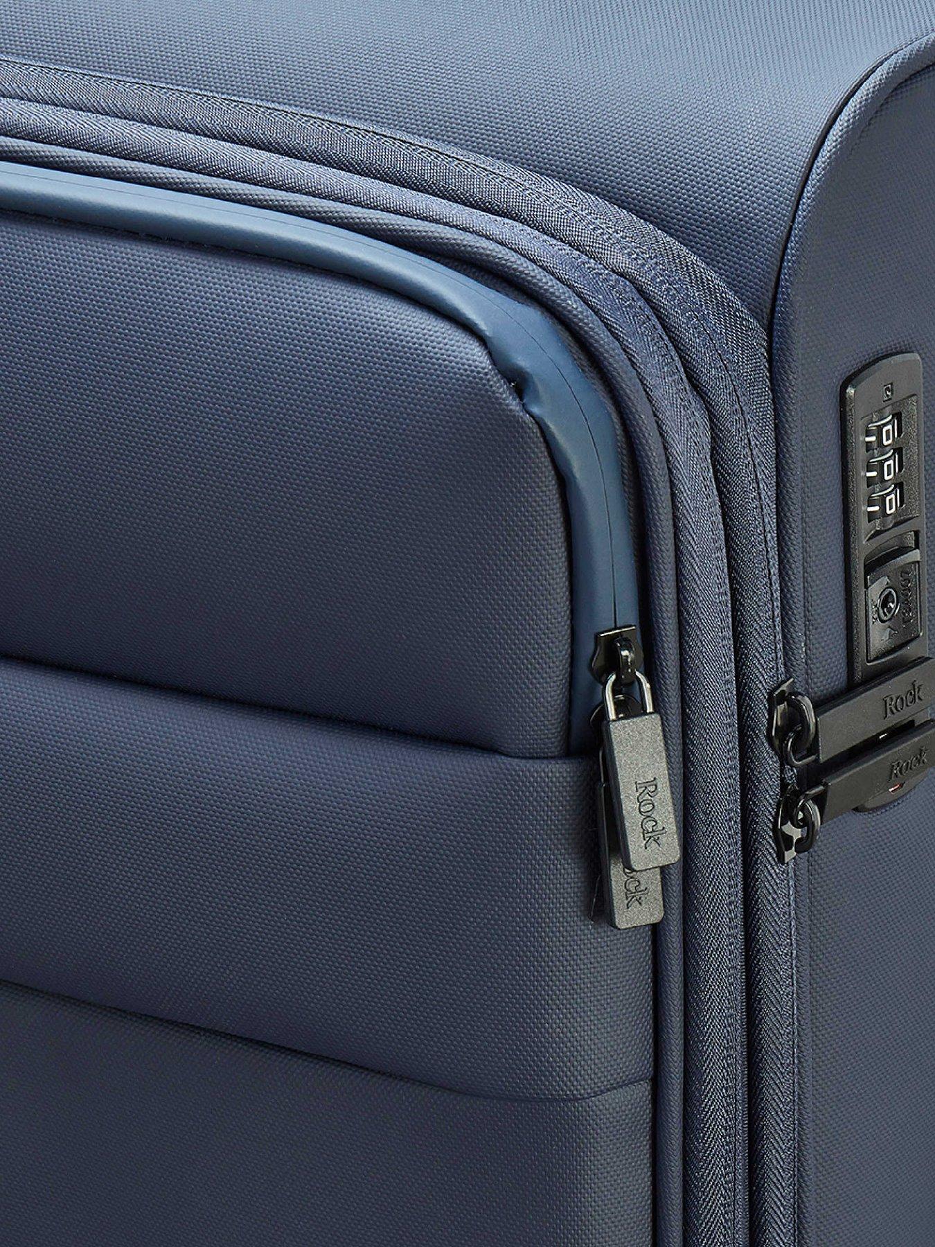 Image 6 of 6 of Rock Luggage Harper Navy Large
