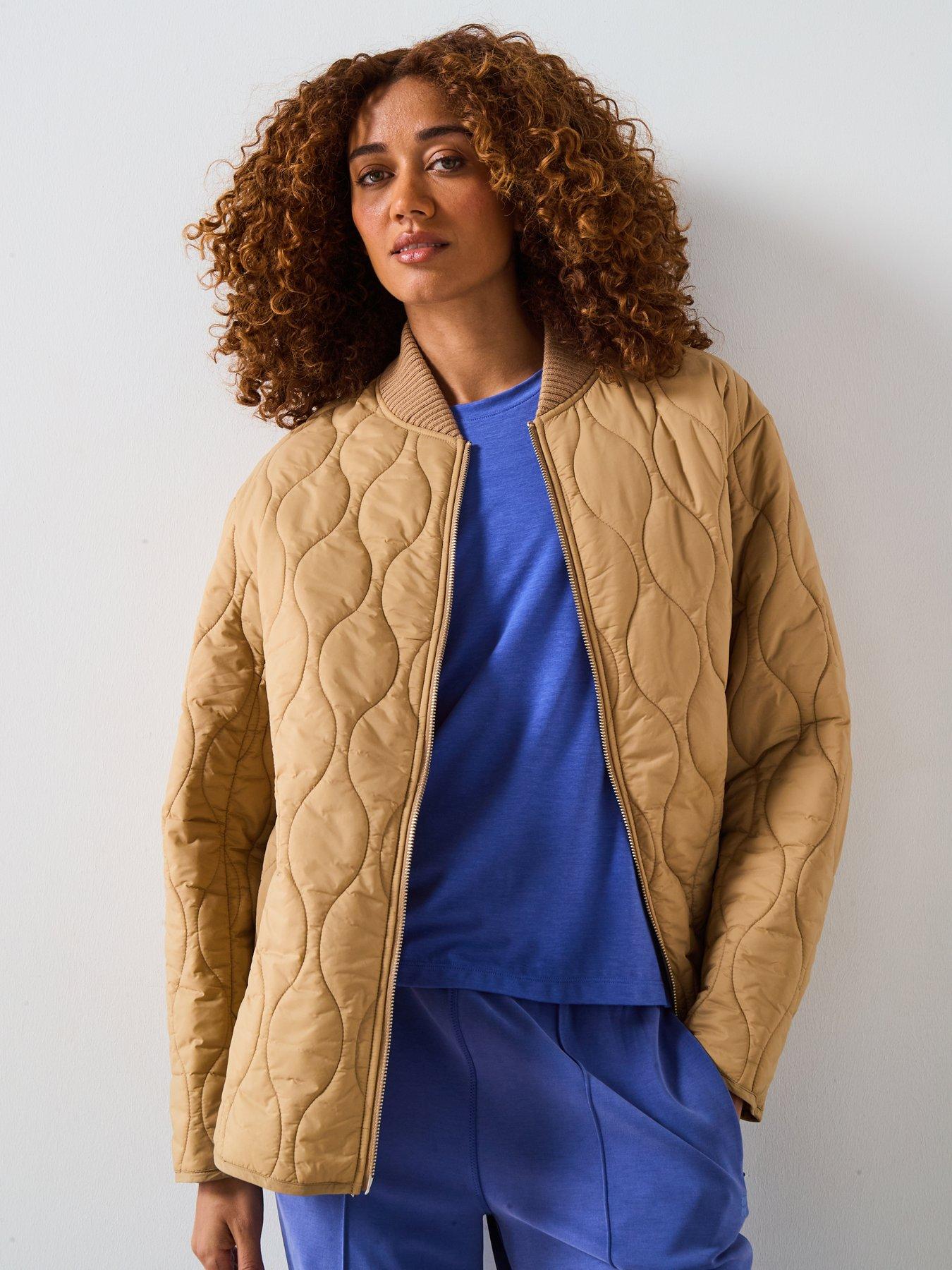 Image 6 of 6 of Sweaty Betty Womens On The Move Jacket - Beige