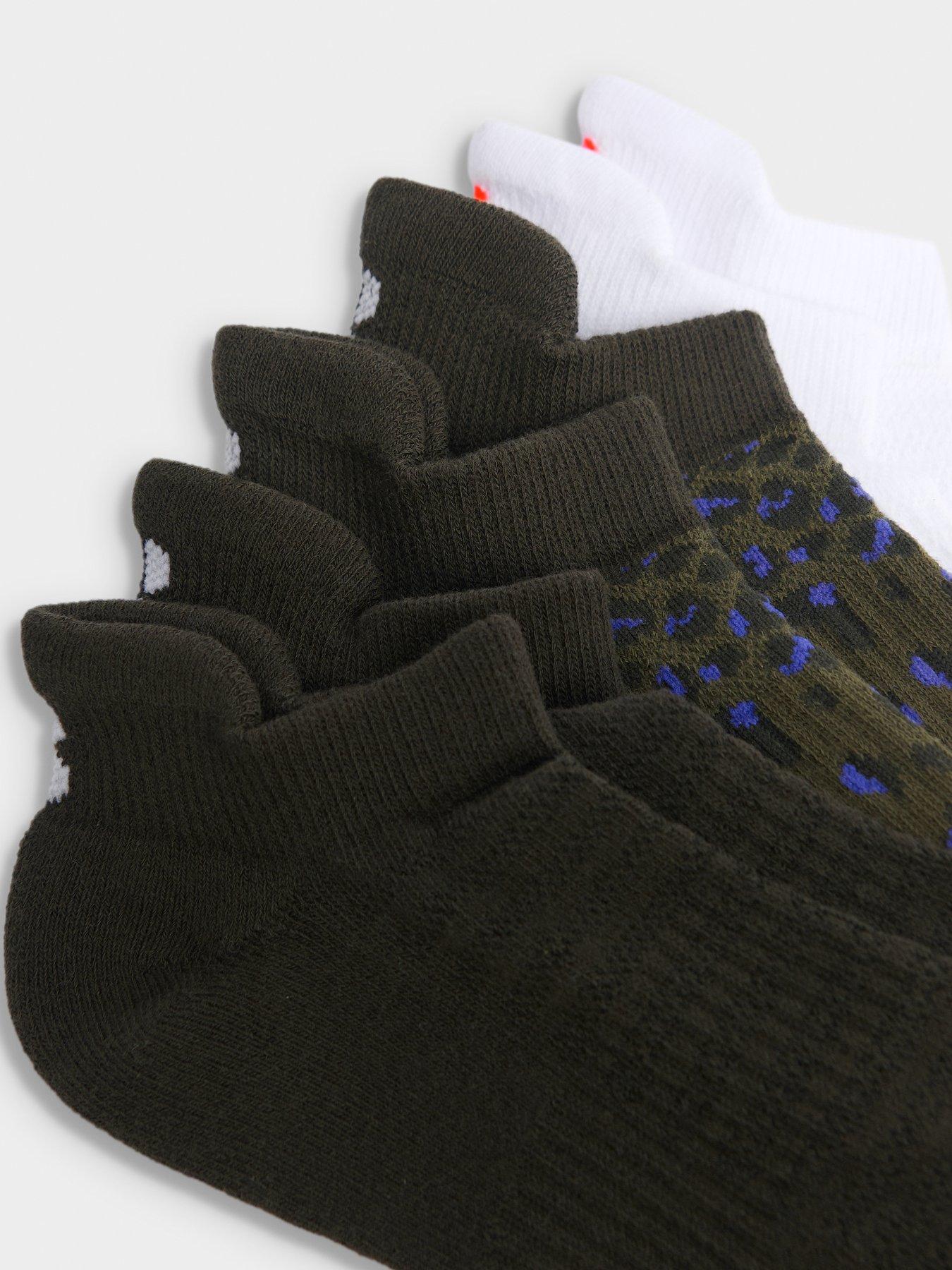 Image 3 of 3 of Sweaty Betty Womens Training Workout Trainer 3 Pack Socks - Green