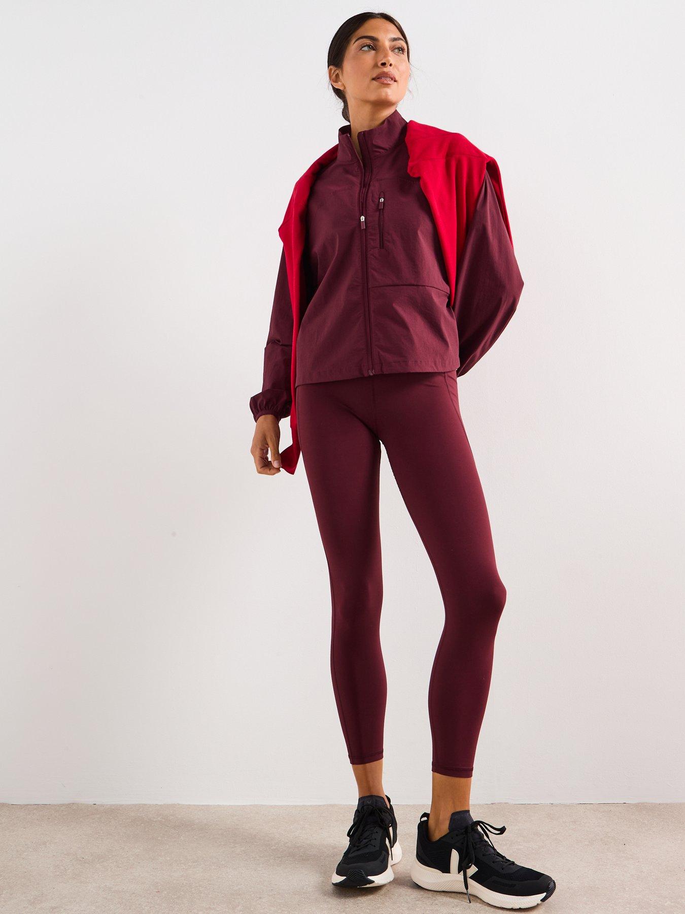 Image 3 of 6 of Sweaty Betty Womens Training Ultimate Studio 7/8 Tights - Red