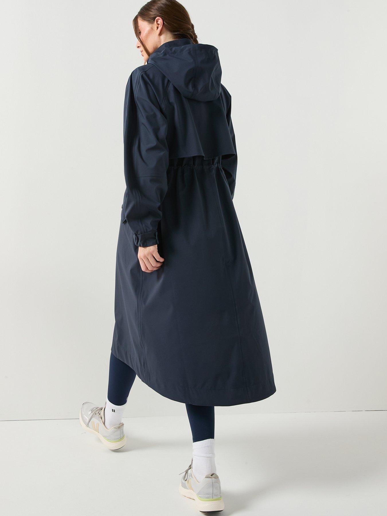 Image 2 of 6 of Sweaty Betty Motion Technical Longline Parka - Navy