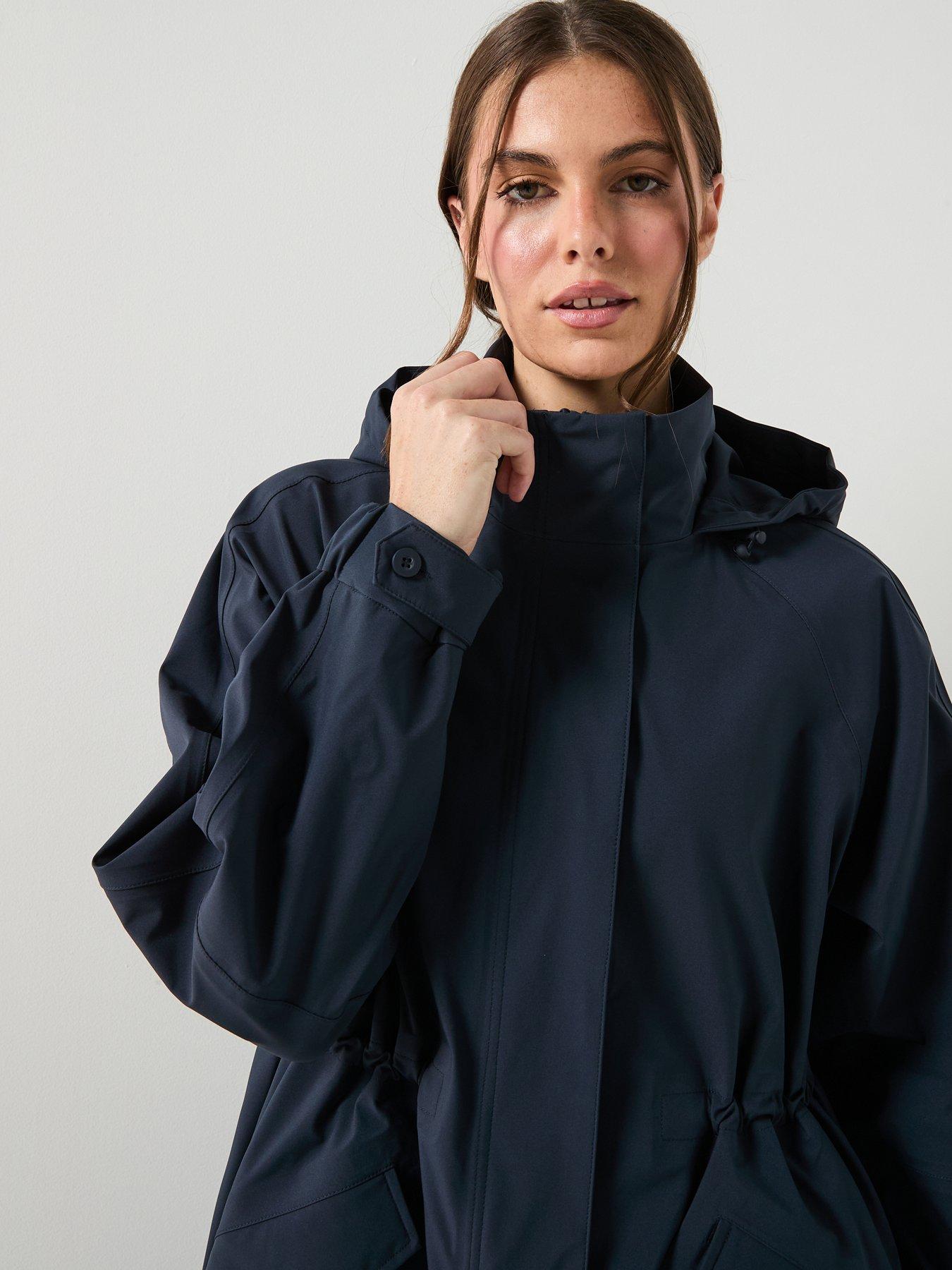 Image 4 of 6 of Sweaty Betty Motion Technical Longline Parka - Navy
