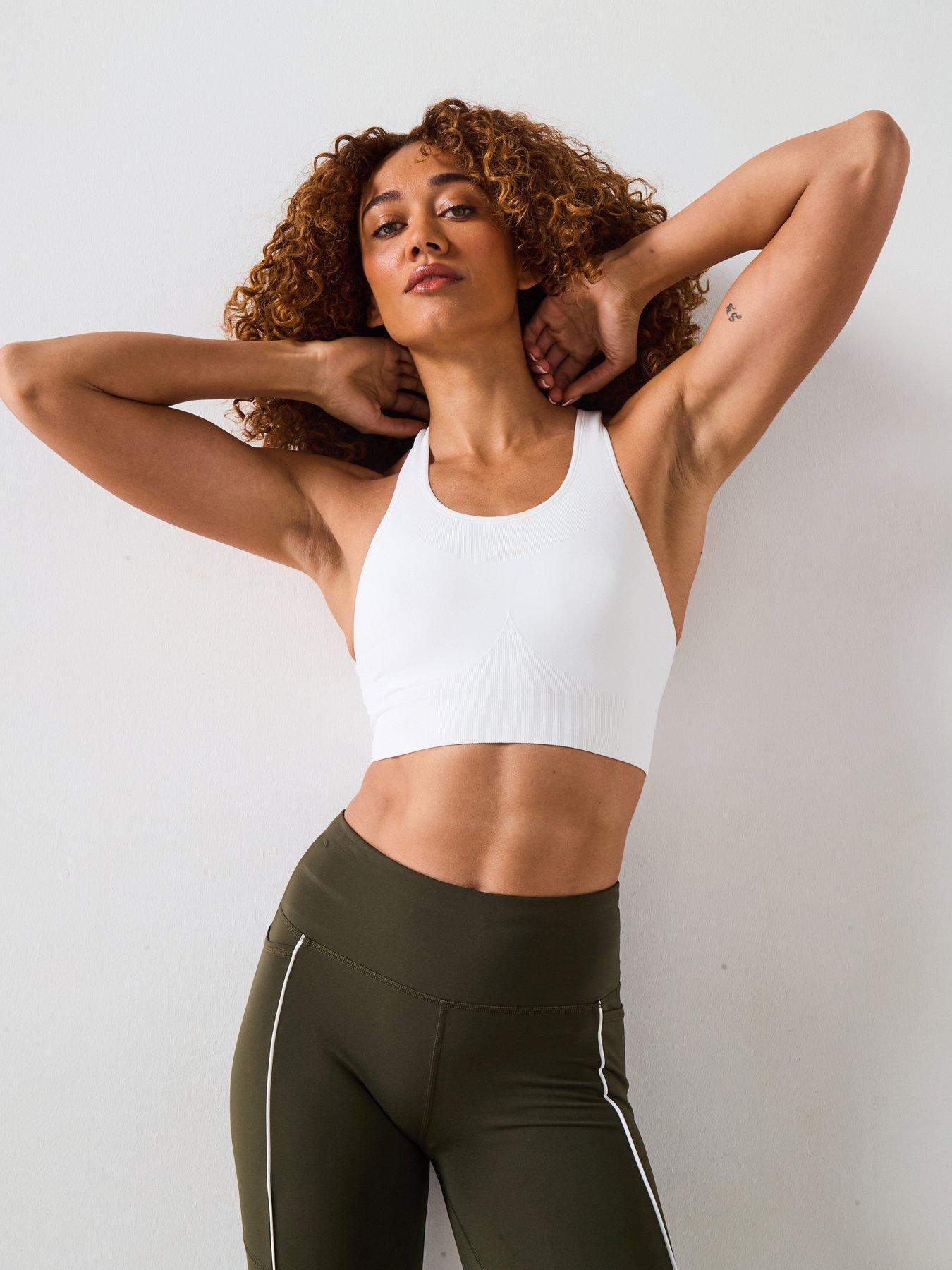undefined Womens Training Stamina Sports Bra - White