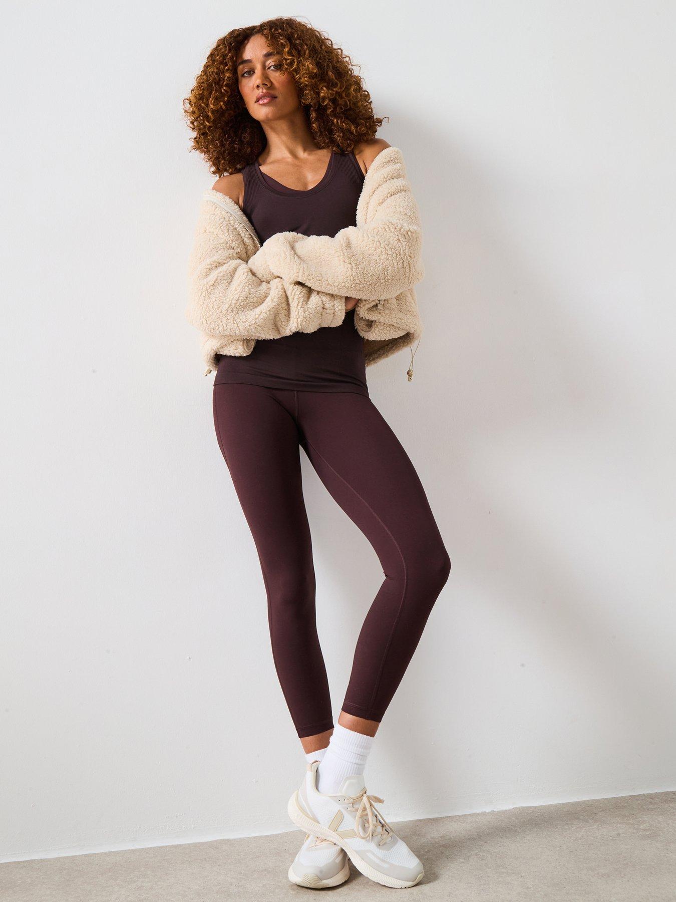 Image 3 of 6 of Sweaty Betty Womens Canyon Fleece Zip Up - Beige
