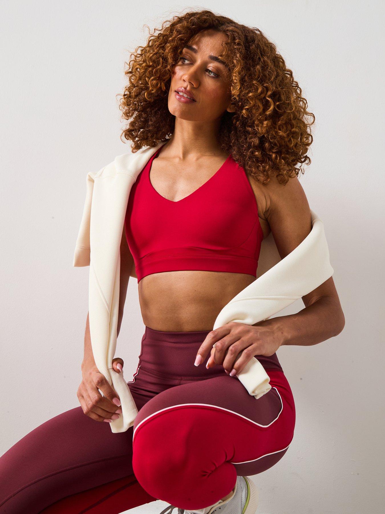 undefined Womens Training Power Pulse Bra - Red