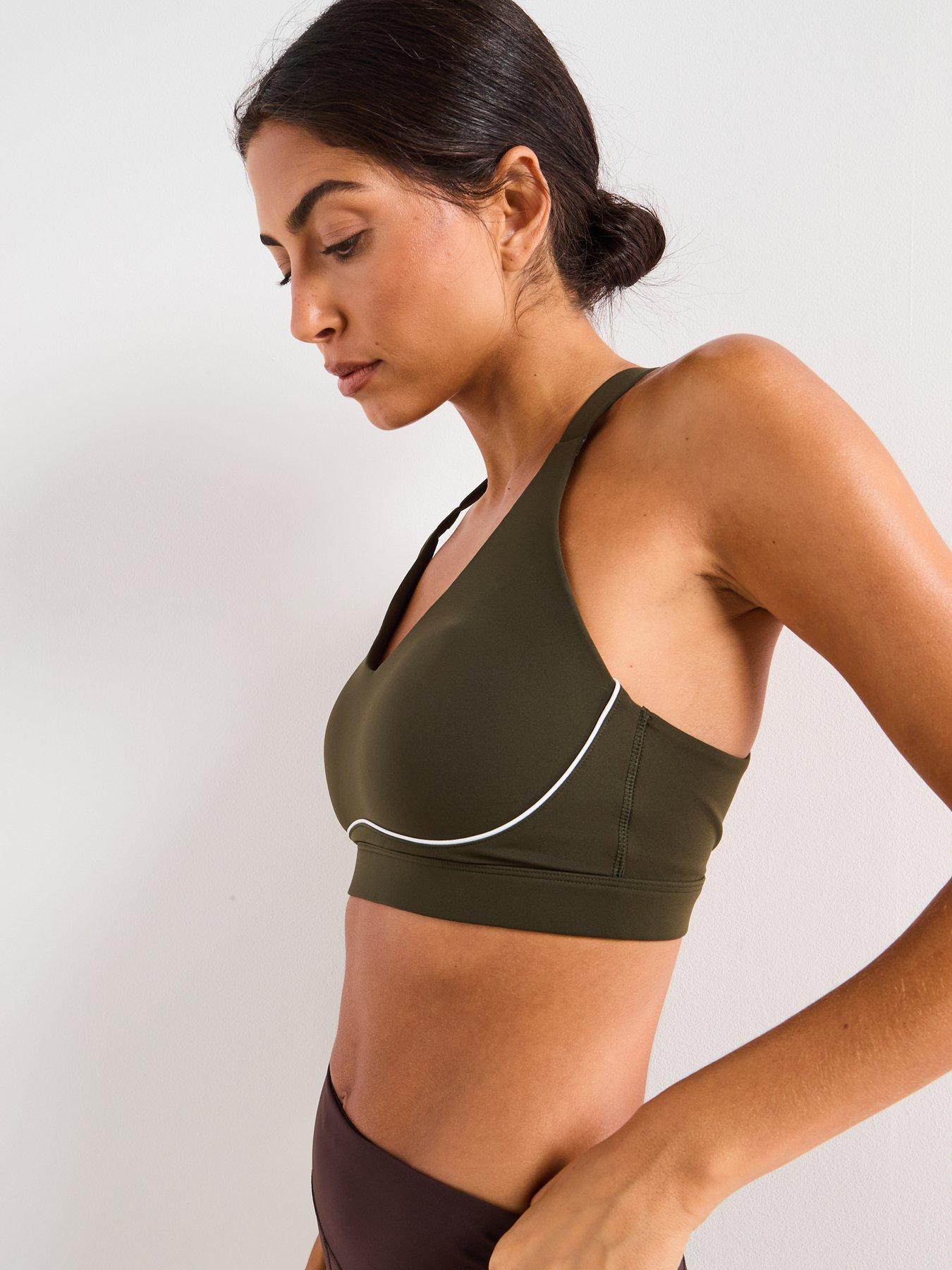 Image 4 of 4 of Sweaty Betty Womens Training Power Pulse Bra - Green