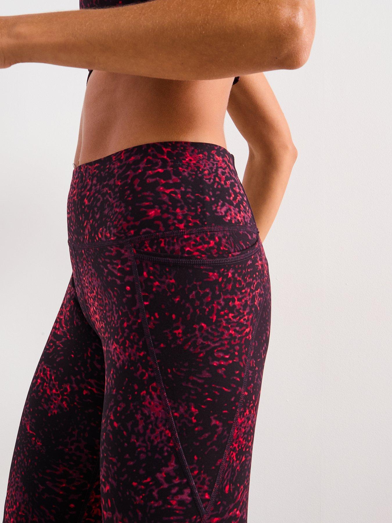 Image 6 of 6 of Sweaty Betty Womens Training Power 7/8 Workout Tights - Red