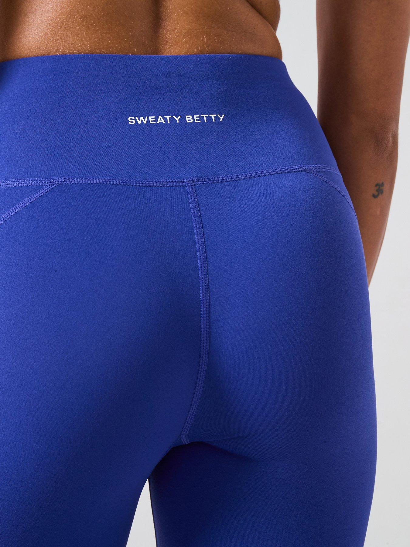 Image 4 of 6 of Sweaty Betty Womens Training All Day 7/8 Tights - Blue