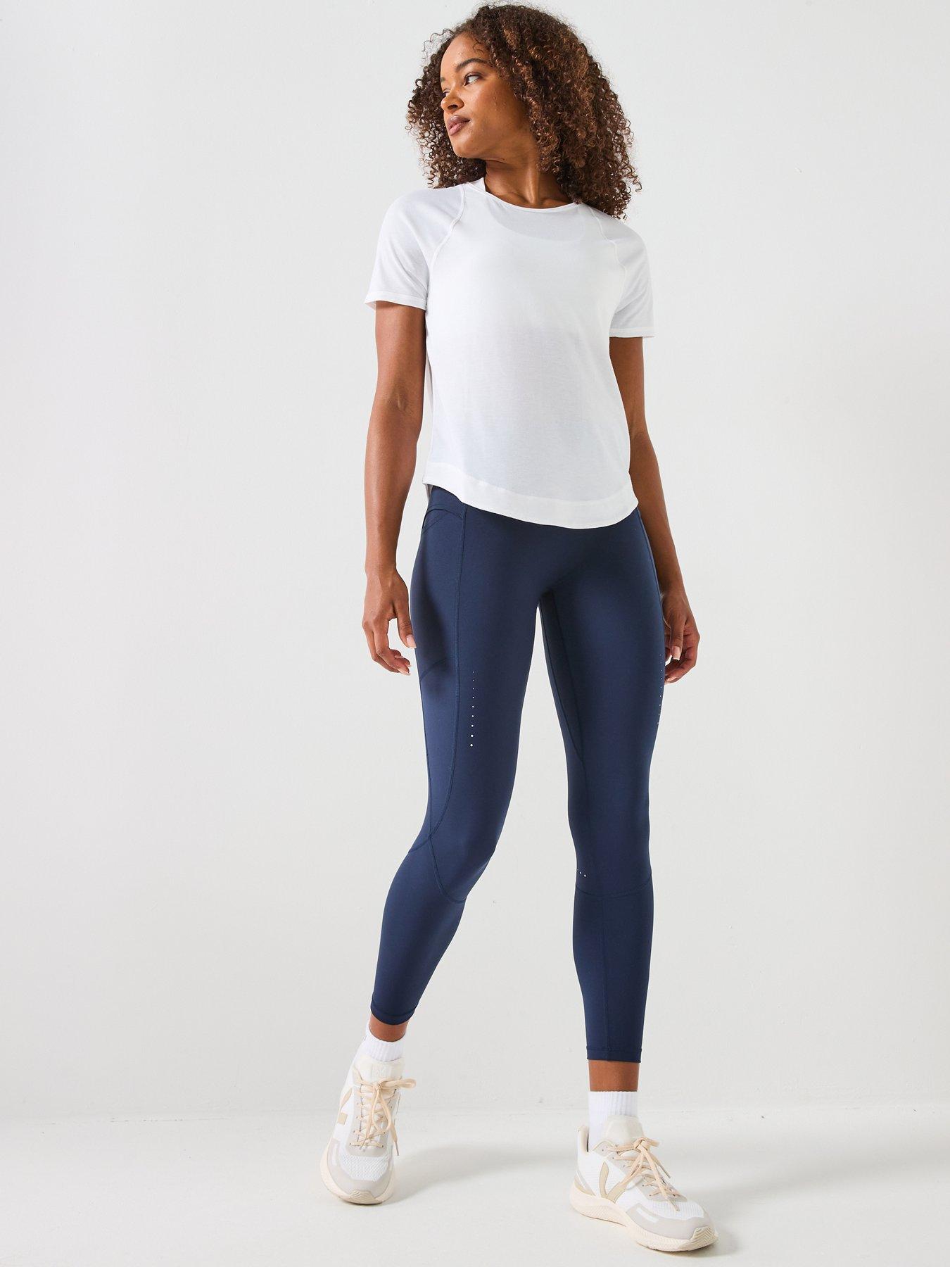  image of sweaty-betty-womens-training-breathe-easy-short-sleeve-top-white