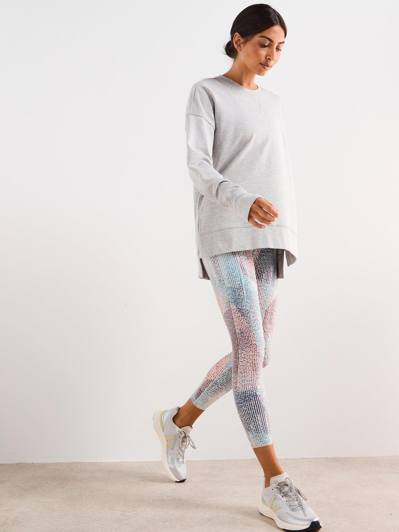 Image 3 of 5 of Sweaty Betty Womens Training After Class Longline Sweatshirt - Grey
