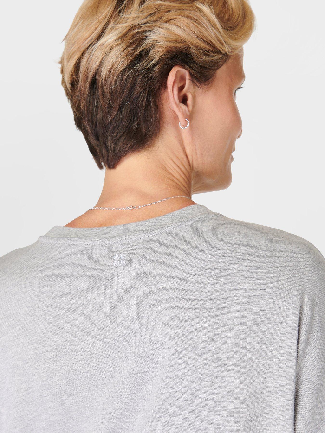 Image 5 of 5 of Sweaty Betty Womens Training After Class Longline Sweatshirt - Grey