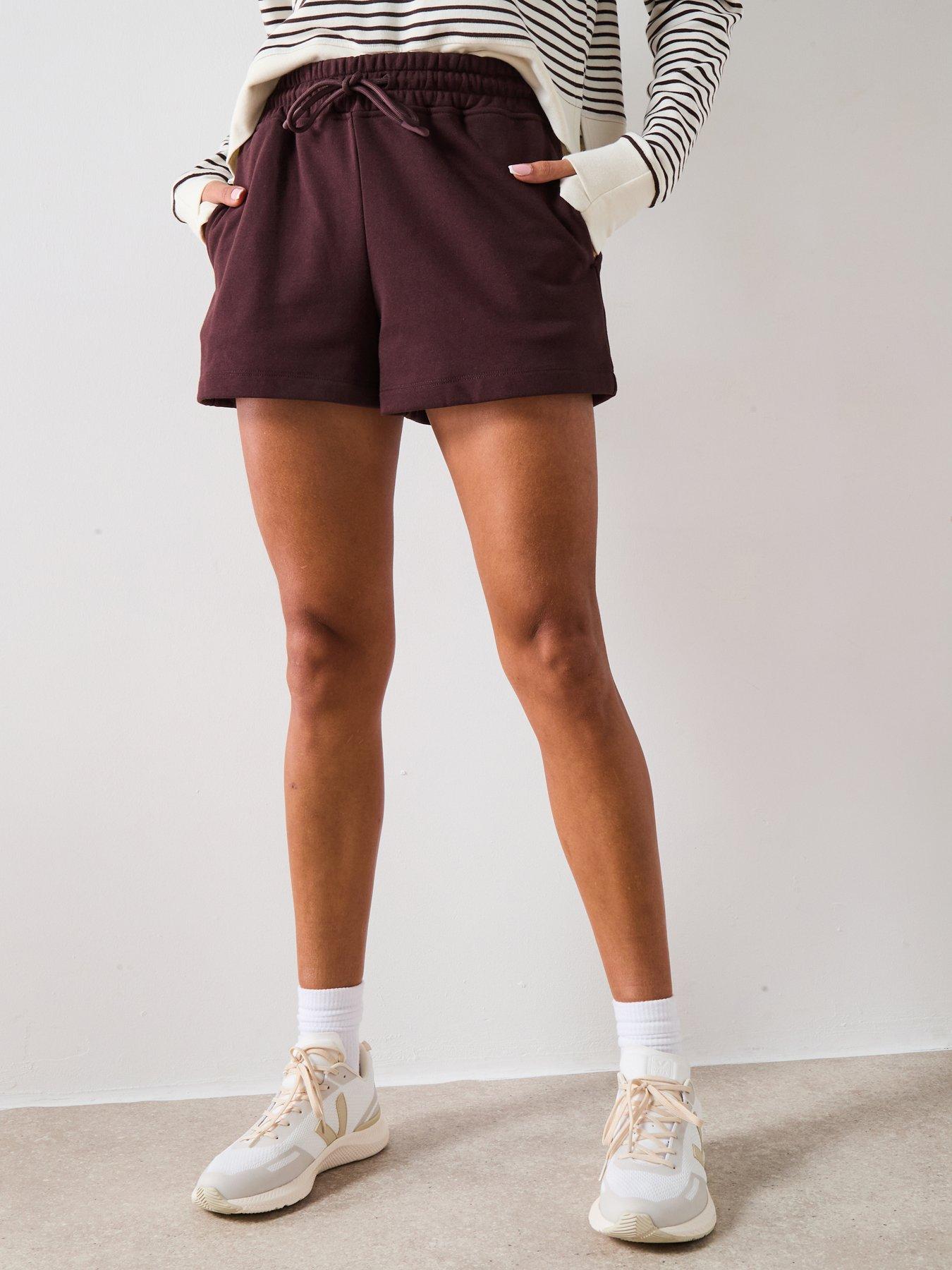 undefined Womens Training Revive Boxy Short - Brown