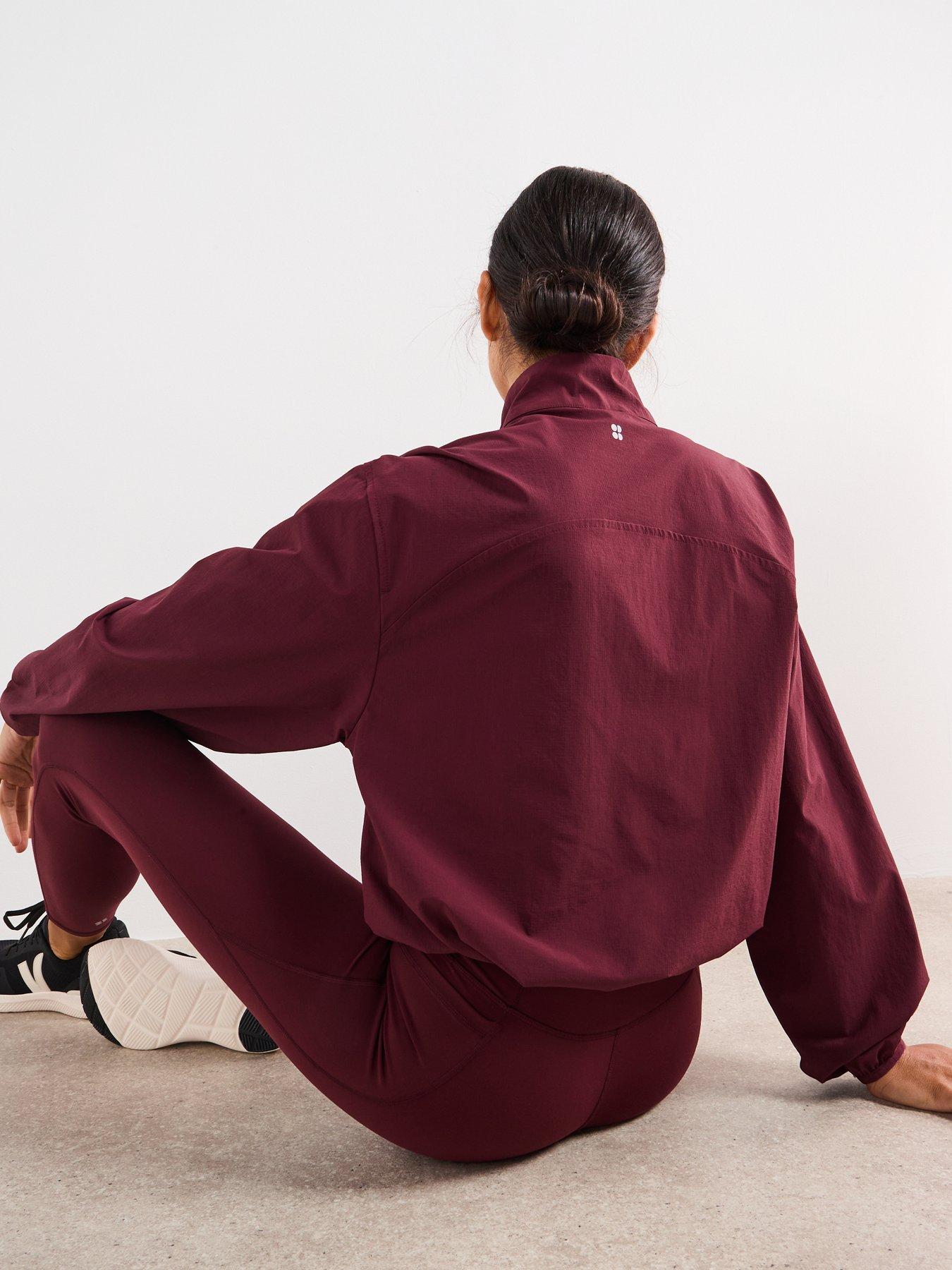 Image 2 of 6 of Sweaty Betty Womens Training Training Shell Jacket - Red