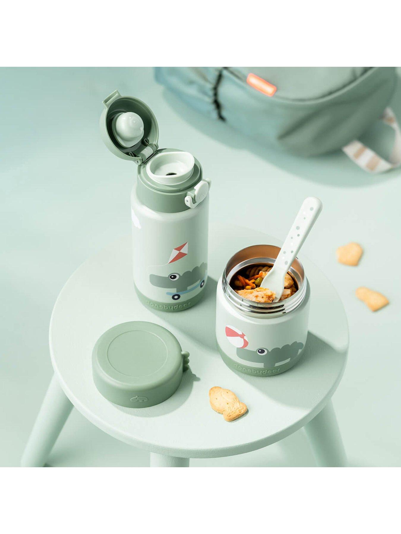 Image 1 of 3 of Done by Deer Insulated food jar Playground Green 300 ml