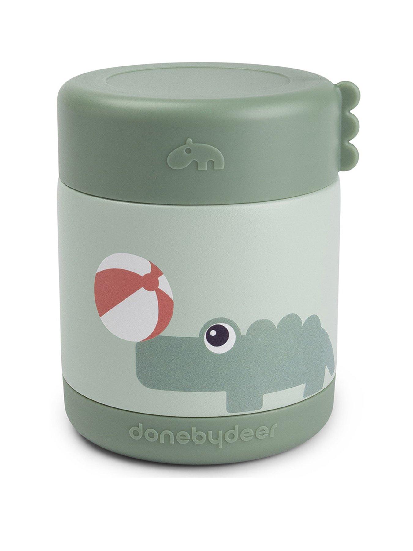 Image 2 of 3 of Done by Deer Insulated food jar Playground Green 300 ml