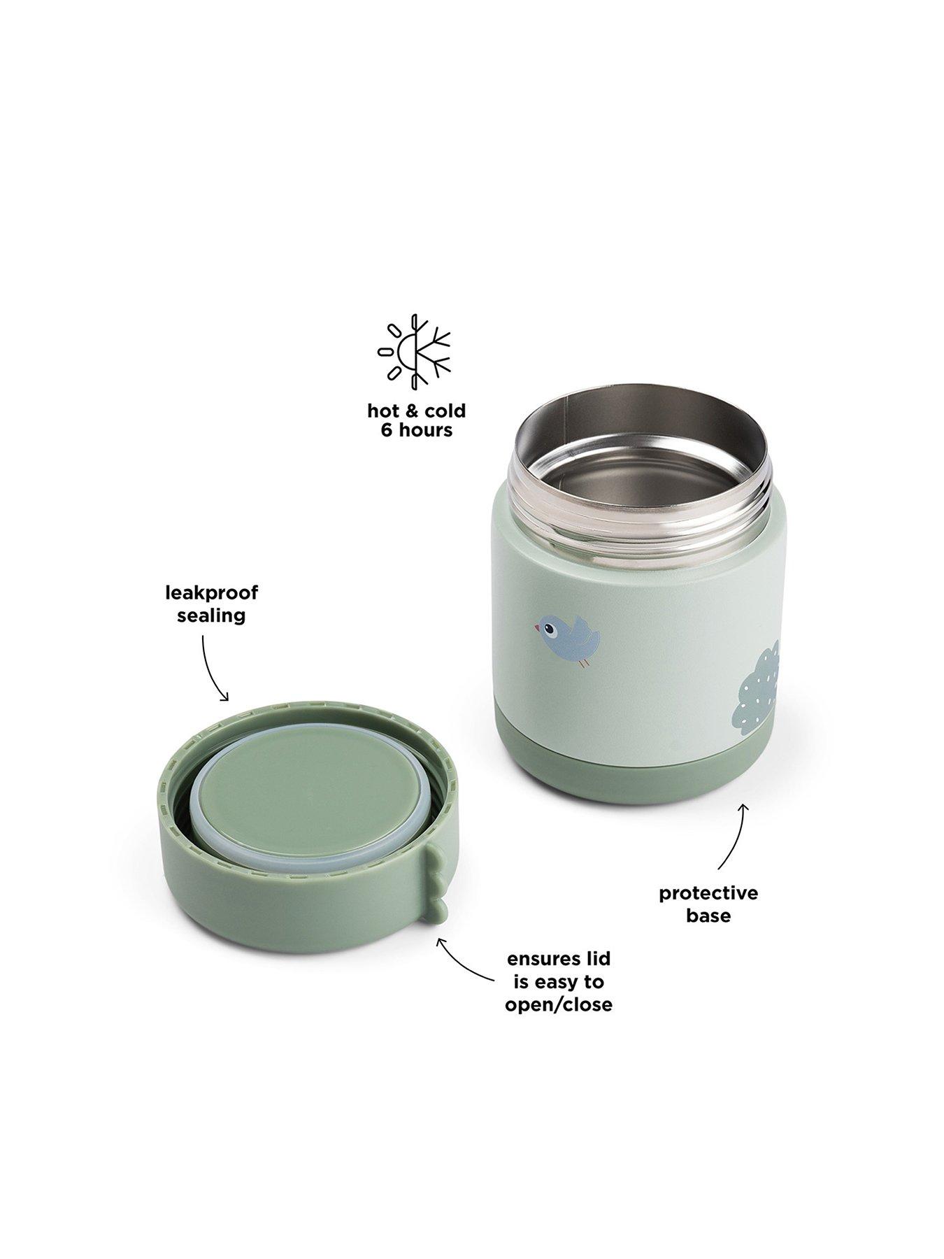 Image 3 of 3 of Done by Deer Insulated food jar Playground Green 300 ml