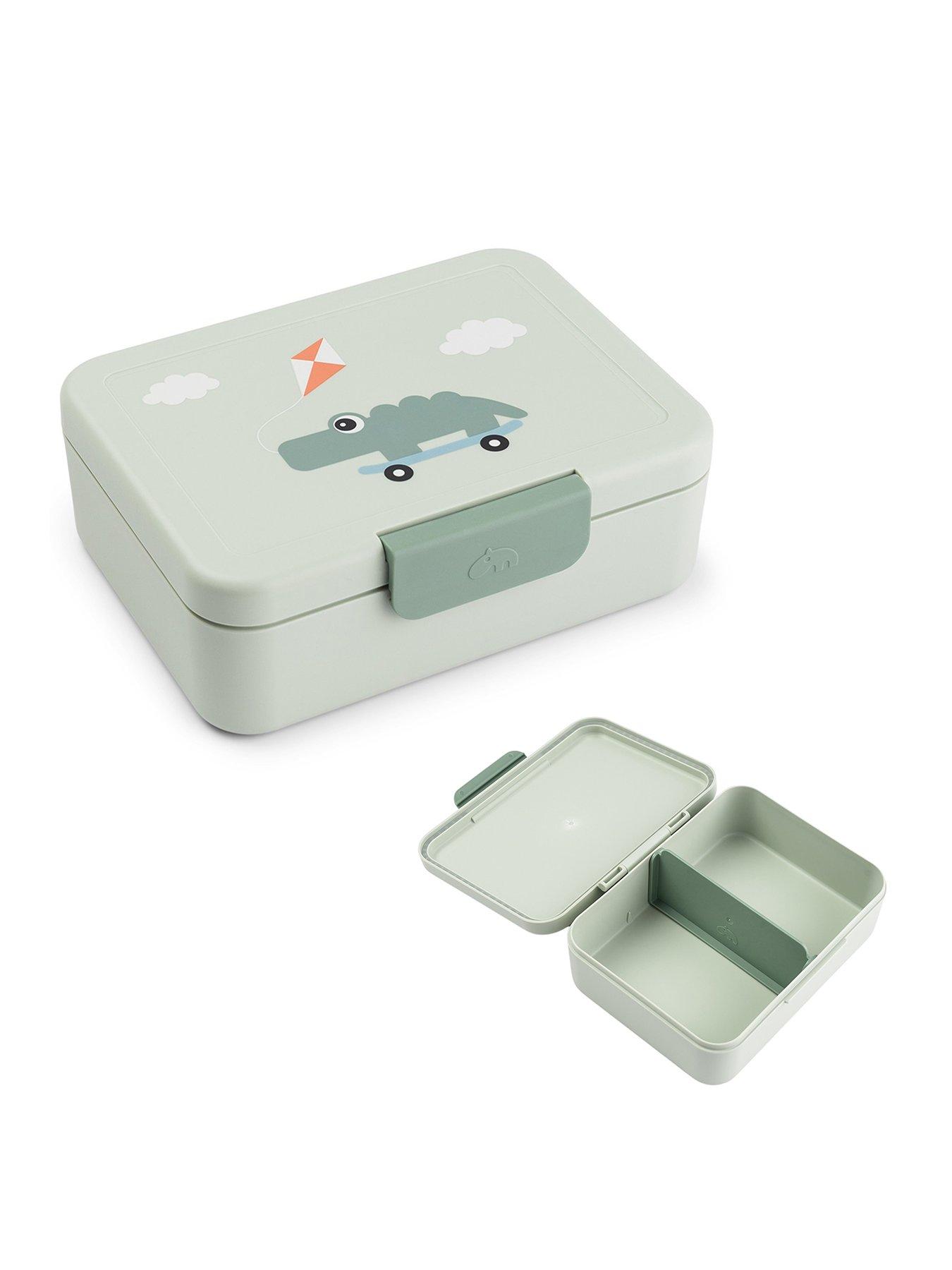 Image 2 of 4 of Done by Deer Lunch box w/divider Playground Green