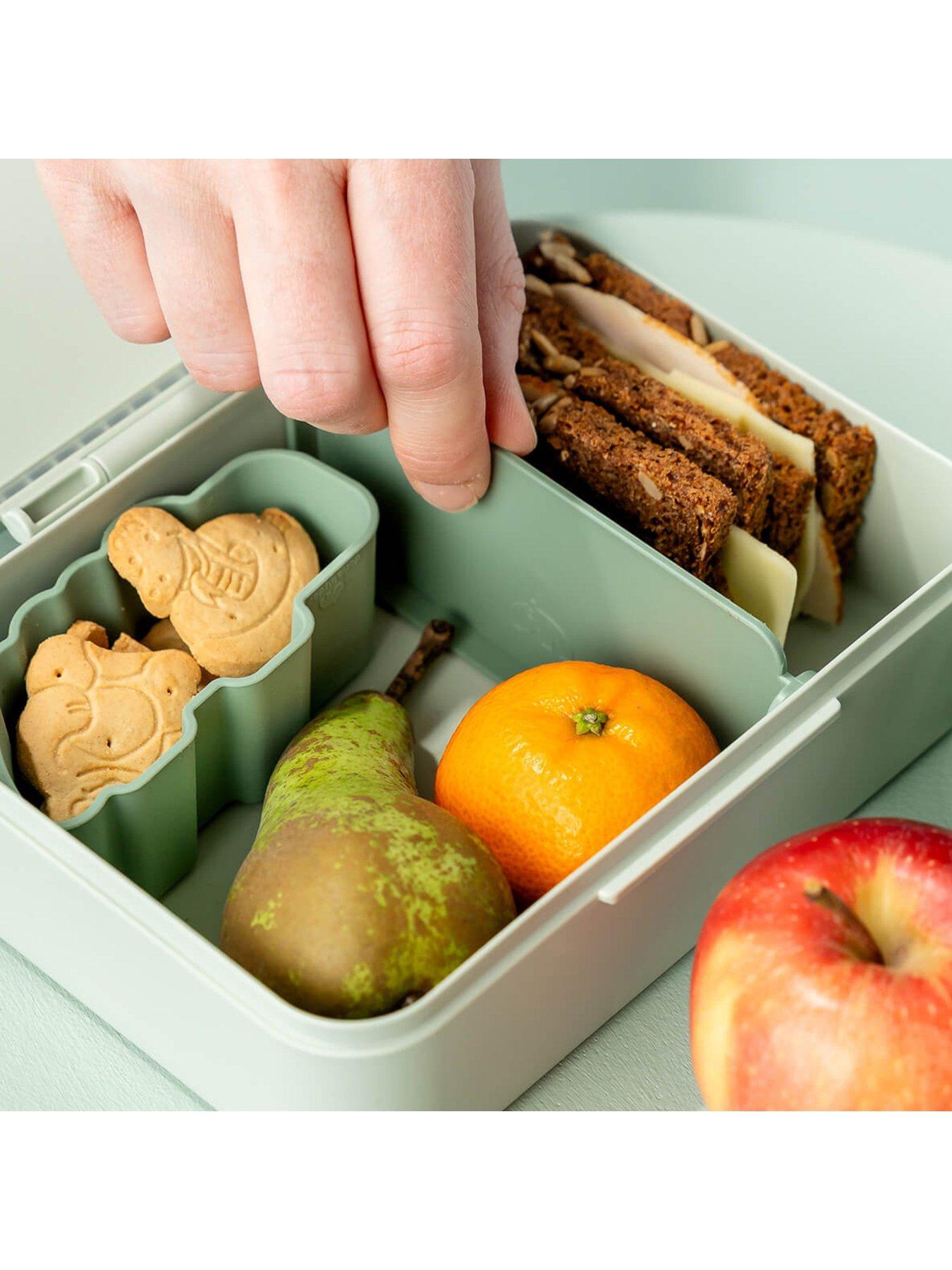 Image 4 of 4 of Done by Deer Lunch box w/divider Playground Green